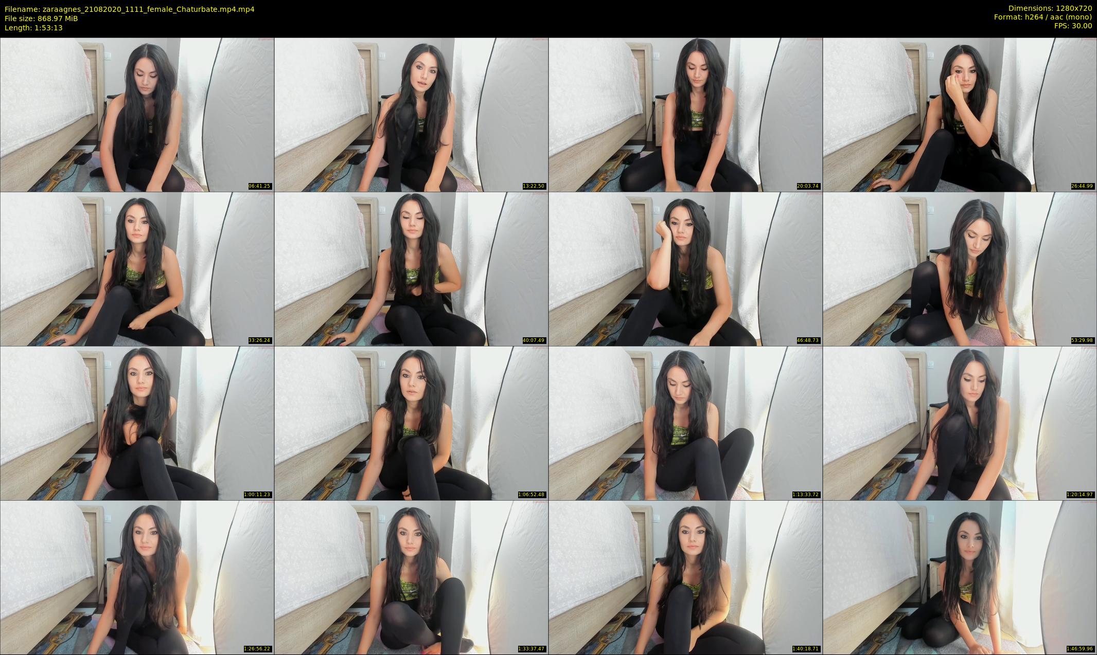 zaraagnes — 114 minute Chaturbate female cam show recording, 720p, Aug 21, 2020