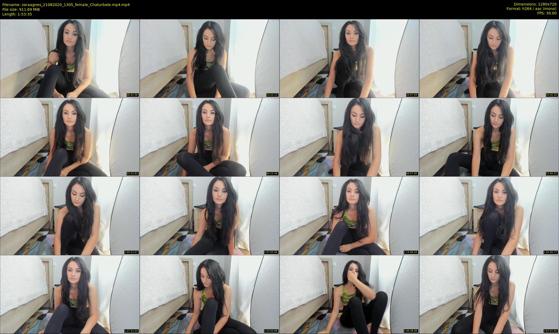 zaraagnes — 114 minute Chaturbate female cam show recording, 720p, Aug 21, 2020