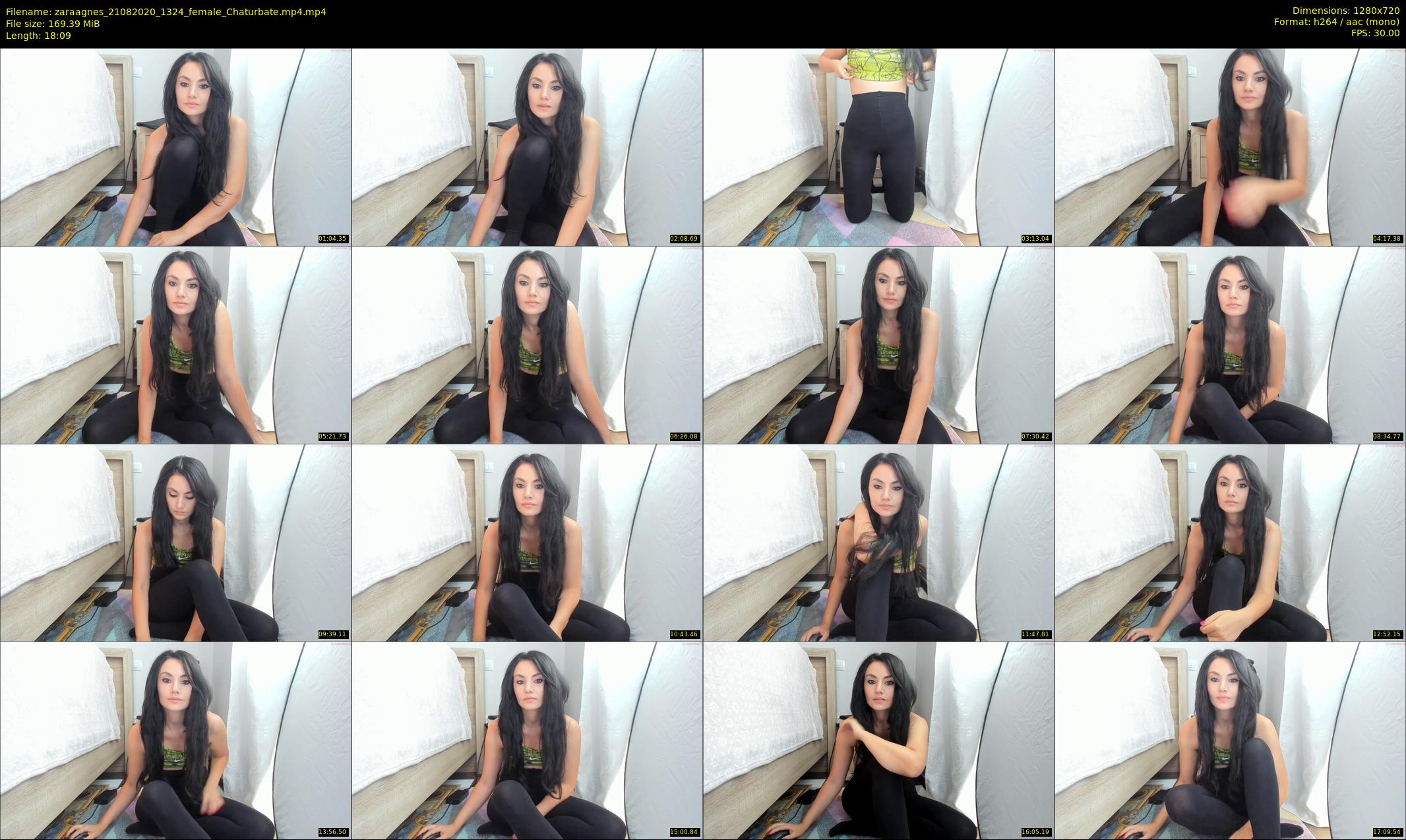zaraagnes — 19 minute Chaturbate female cam show recording, 720p, Aug 21, 2020