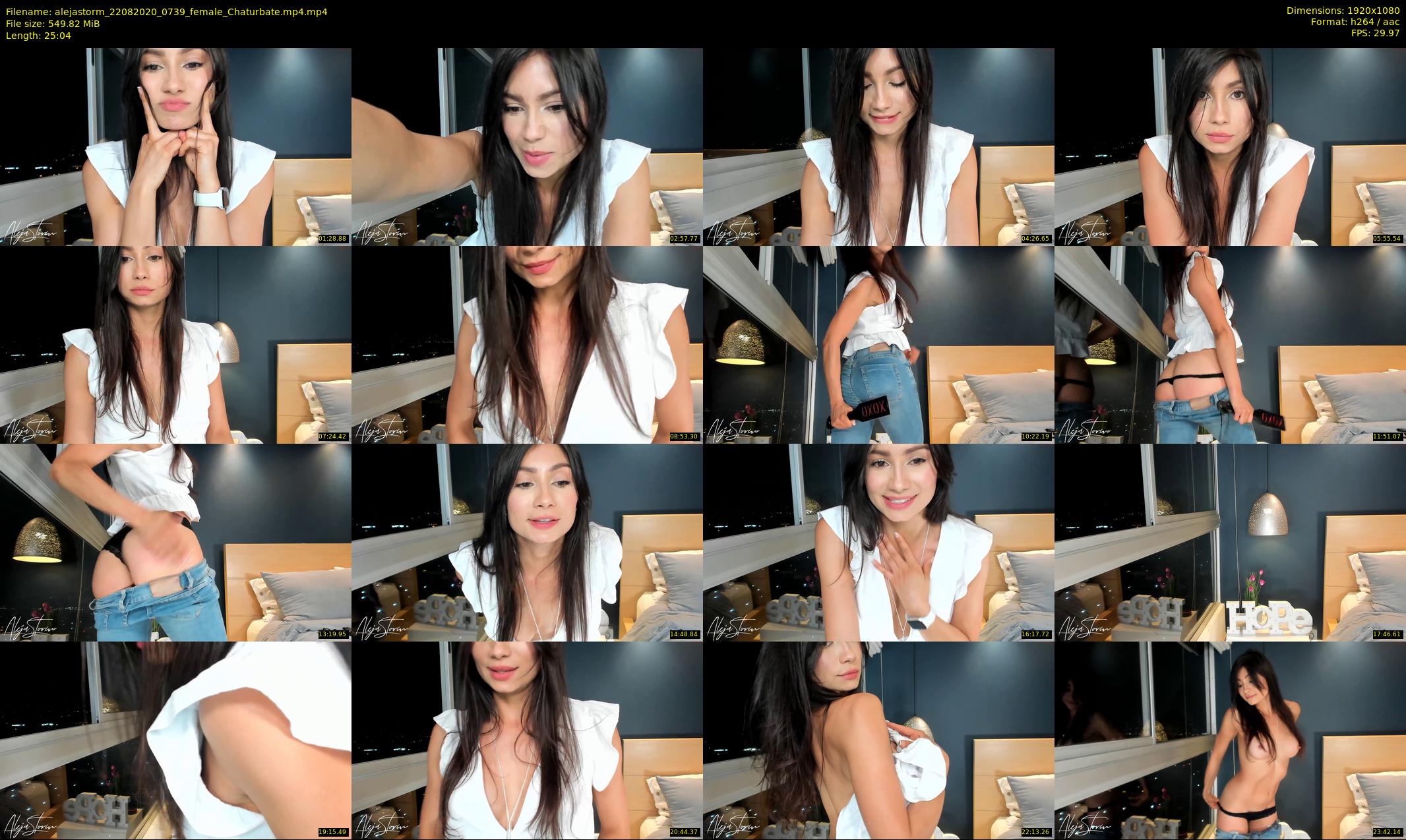 alejastorm — 26 minute Chaturbate female cam show recording, 1080p, Aug 22, 2020