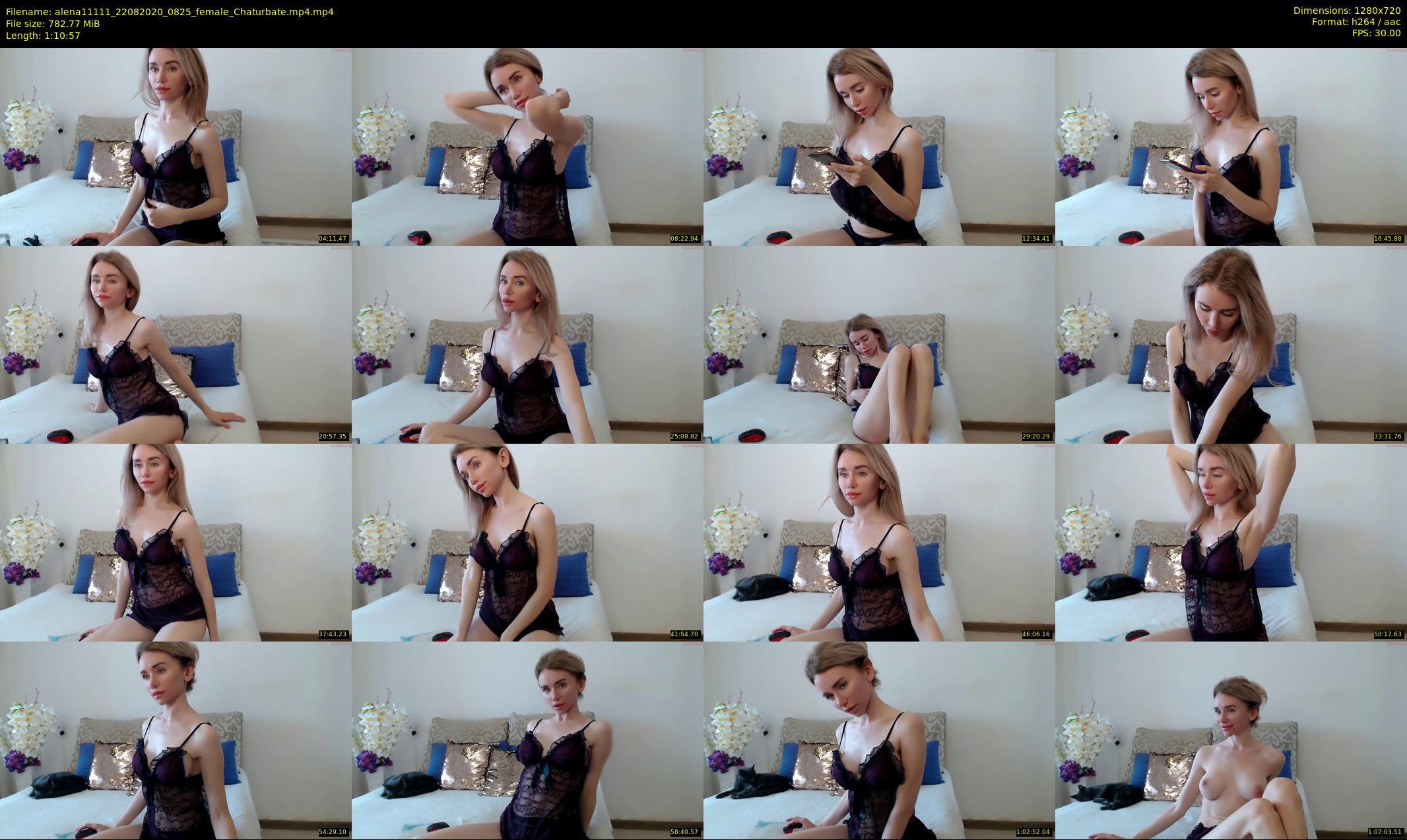 alena11111 — 71 minute Chaturbate female cam show recording, 720p, Aug 22, 2020