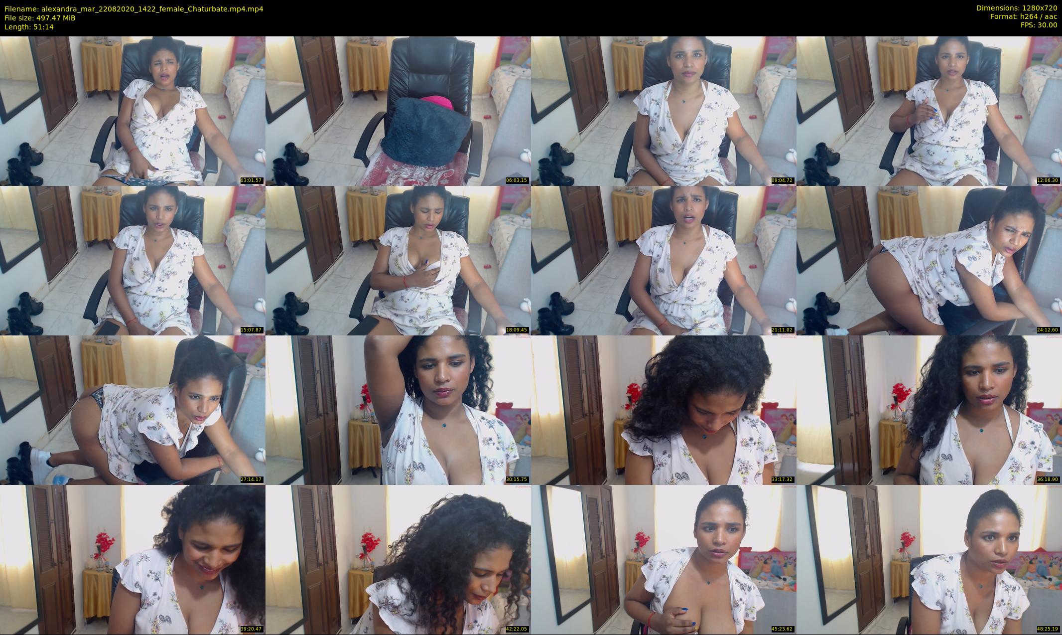 alexandra_mar — 52 minute Chaturbate female cam show recording, 720p, Aug 22, 2020