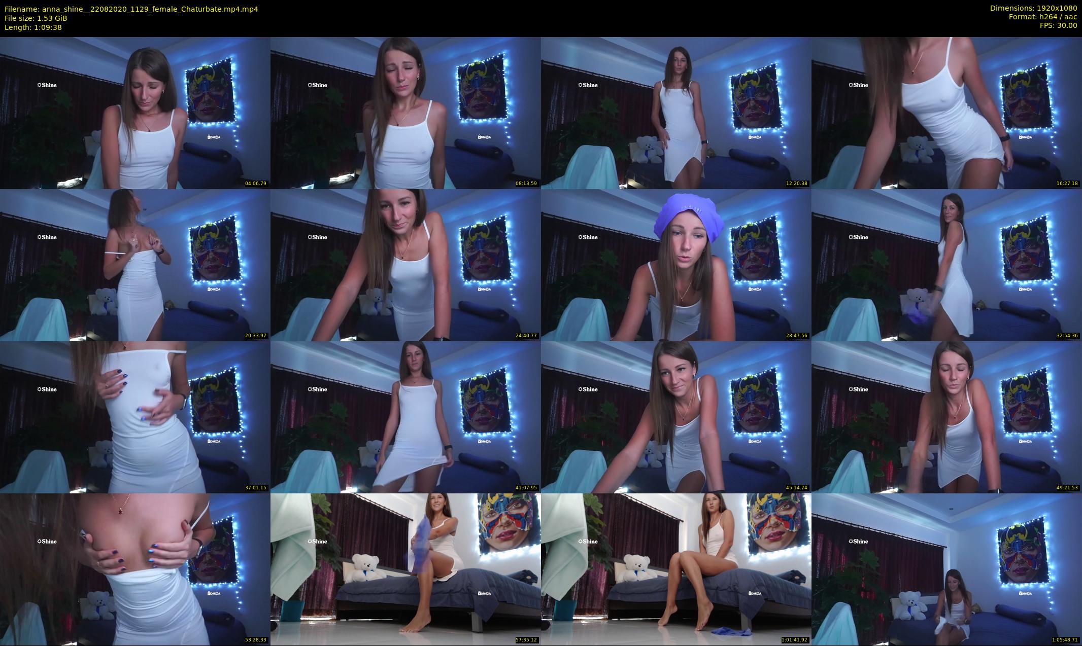 anna_shine_ — 70 minute Chaturbate female cam show recording, 1080p, Aug 22, 2020