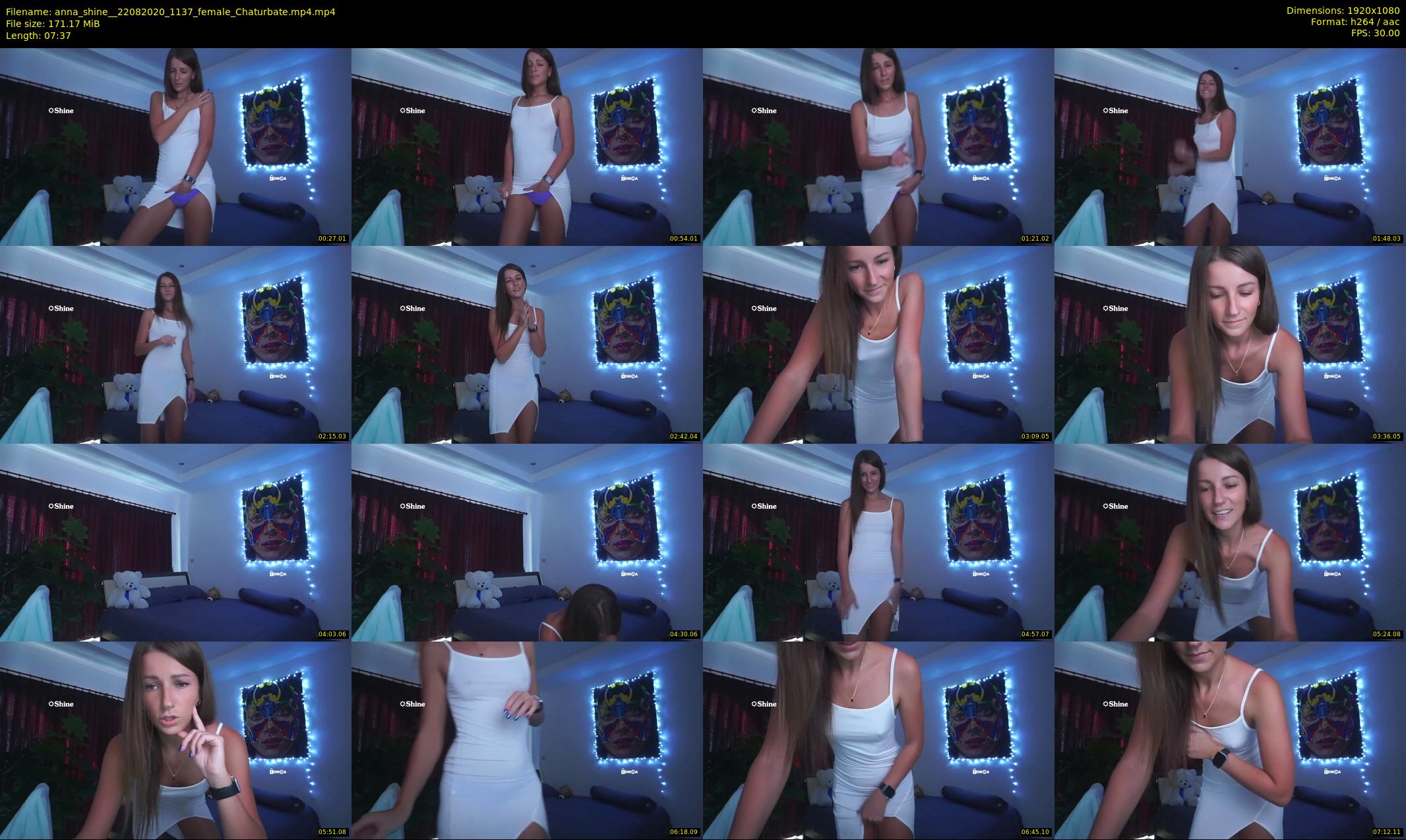 anna_shine_ — 8 minute Chaturbate female cam show recording, 1080p, Aug 22, 2020