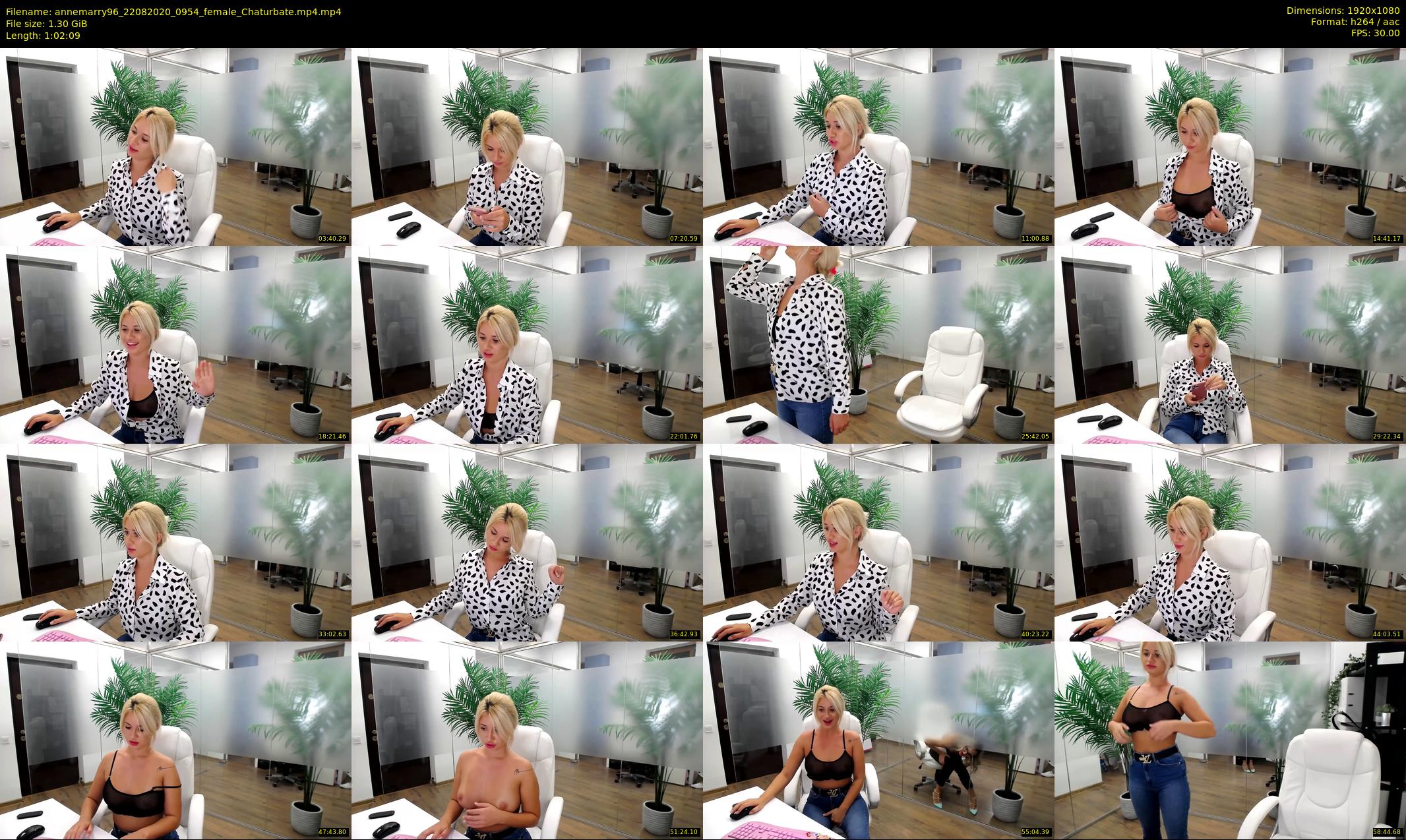 annemarry96 — 63 minute Chaturbate female cam show recording, 1080p, Aug 22, 2020