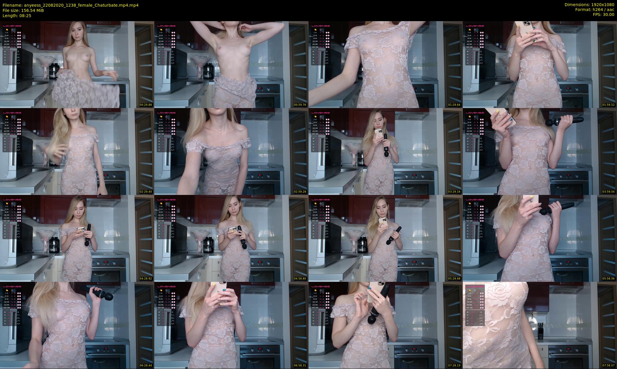anyeess — 9 minute Chaturbate female cam show recording, 1080p, Aug 22, 2020