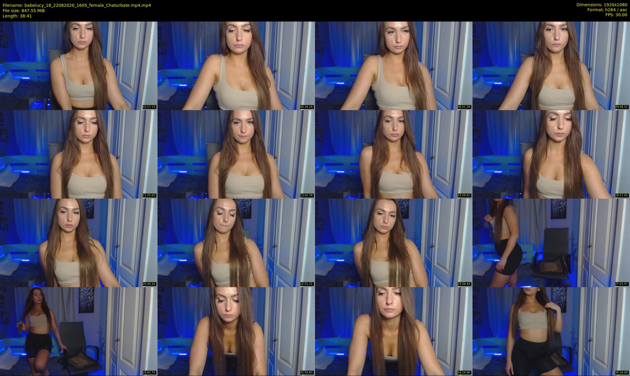 babelucy_18 — 39 minute Chaturbate female cam show recording, 1080p, Aug 22, 2020