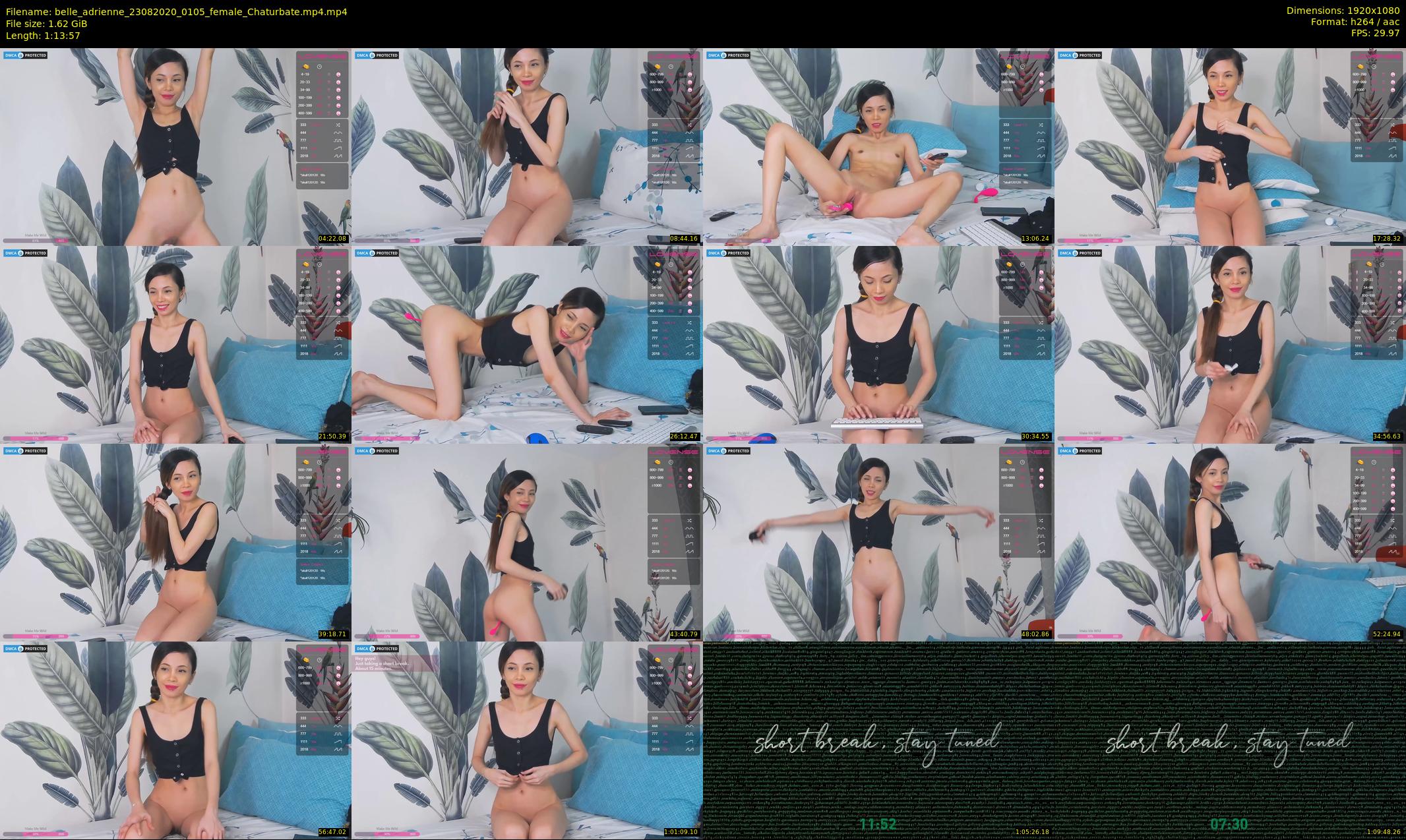 belle_adrienne — 74 minute Chaturbate couple cam show recording, 1080p, Aug 23, 2020