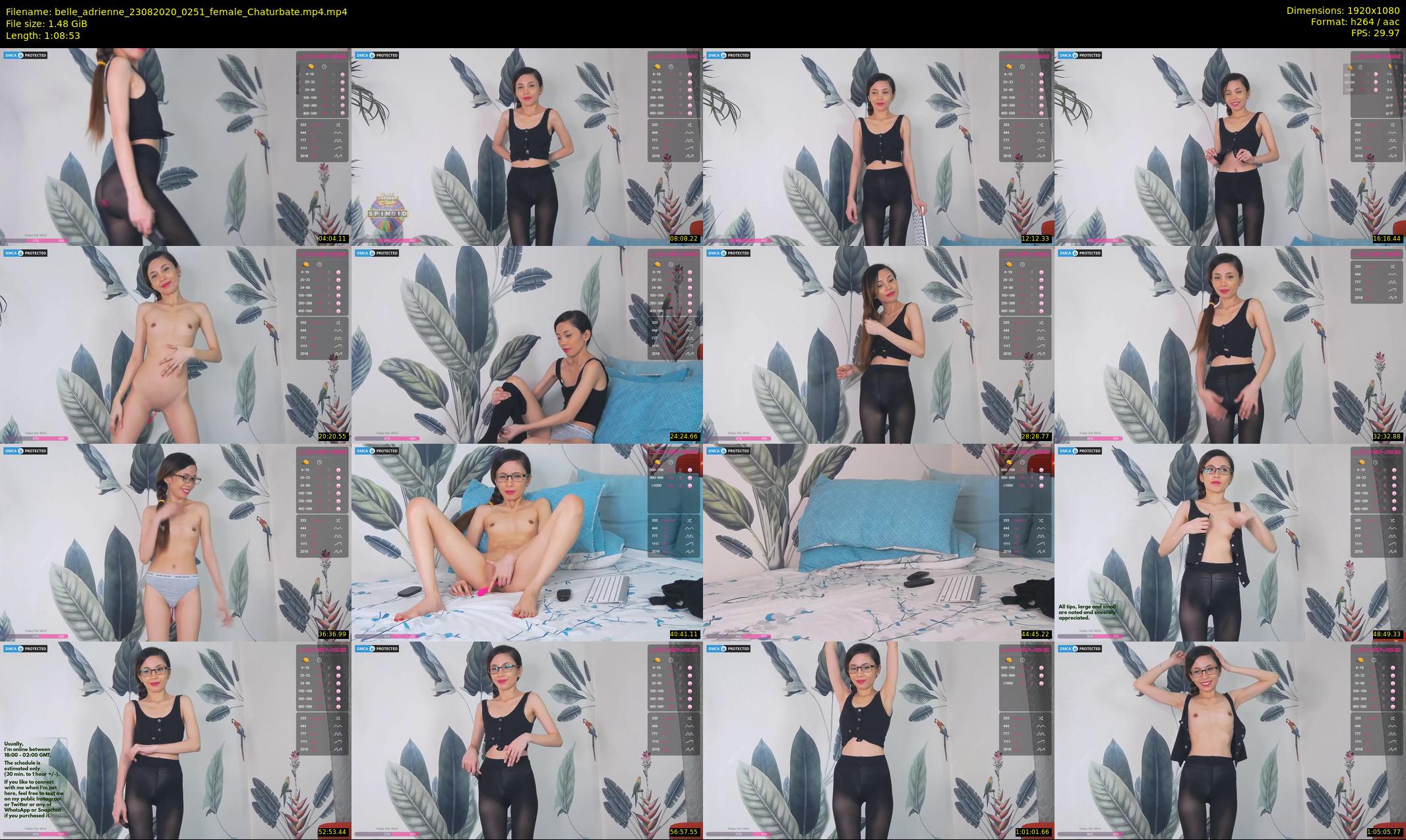 belle_adrienne — 69 minute Chaturbate couple cam show recording, 1080p, Aug 23, 2020