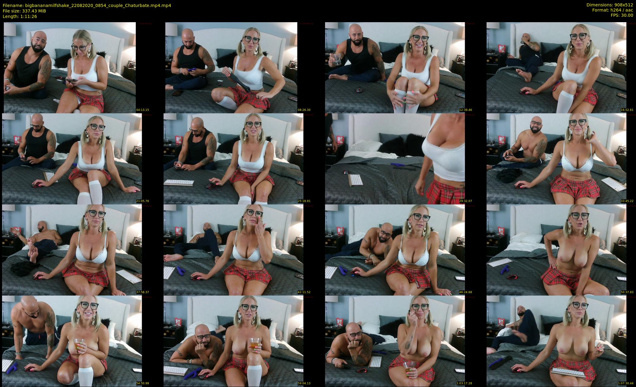 bigbananamilfshake — 72 minute Chaturbate couple cam show recording, 480p, Aug 22, 2020