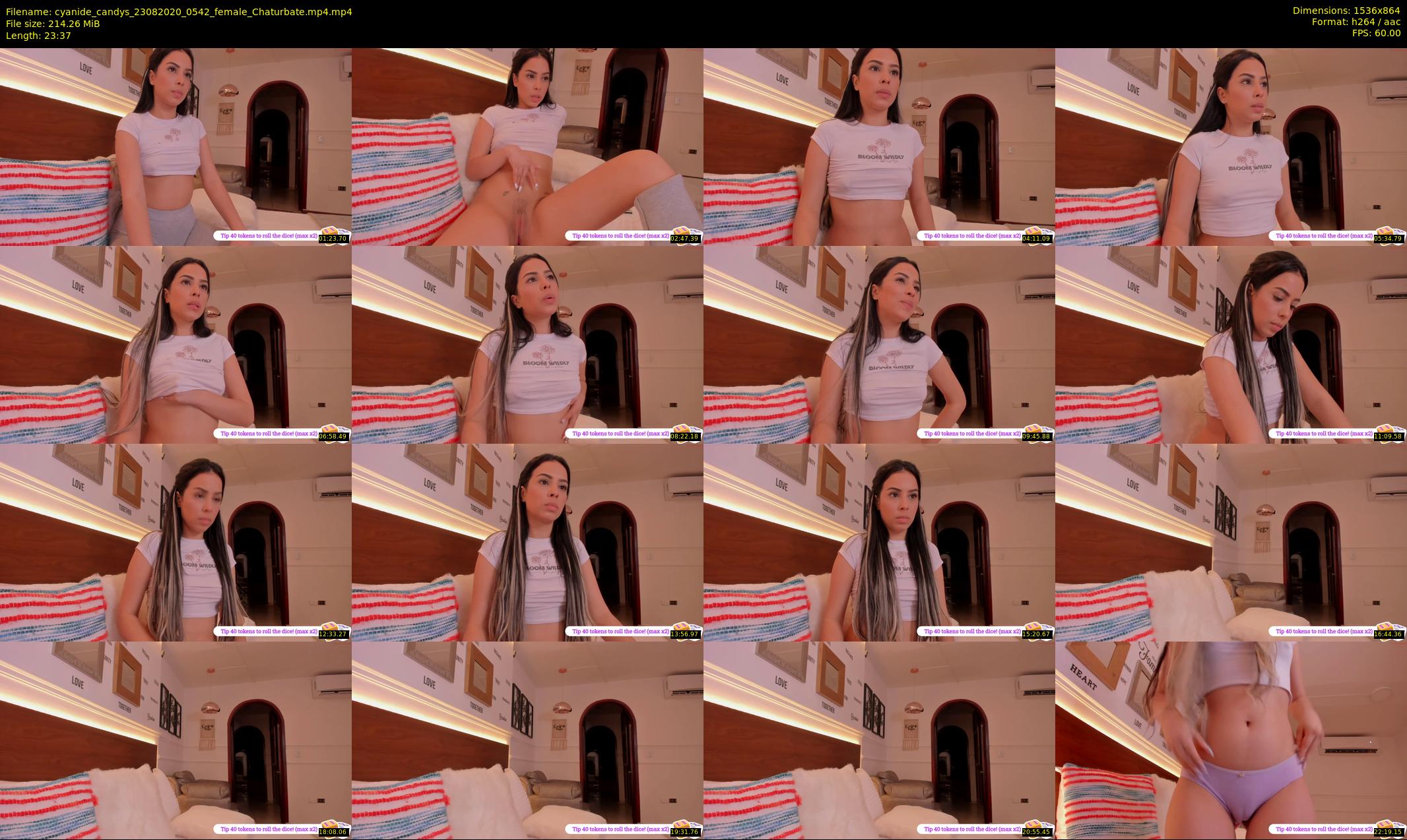 cyanide_candys — 24 minute Chaturbate female cam show recording, 720p, Aug 23, 2020