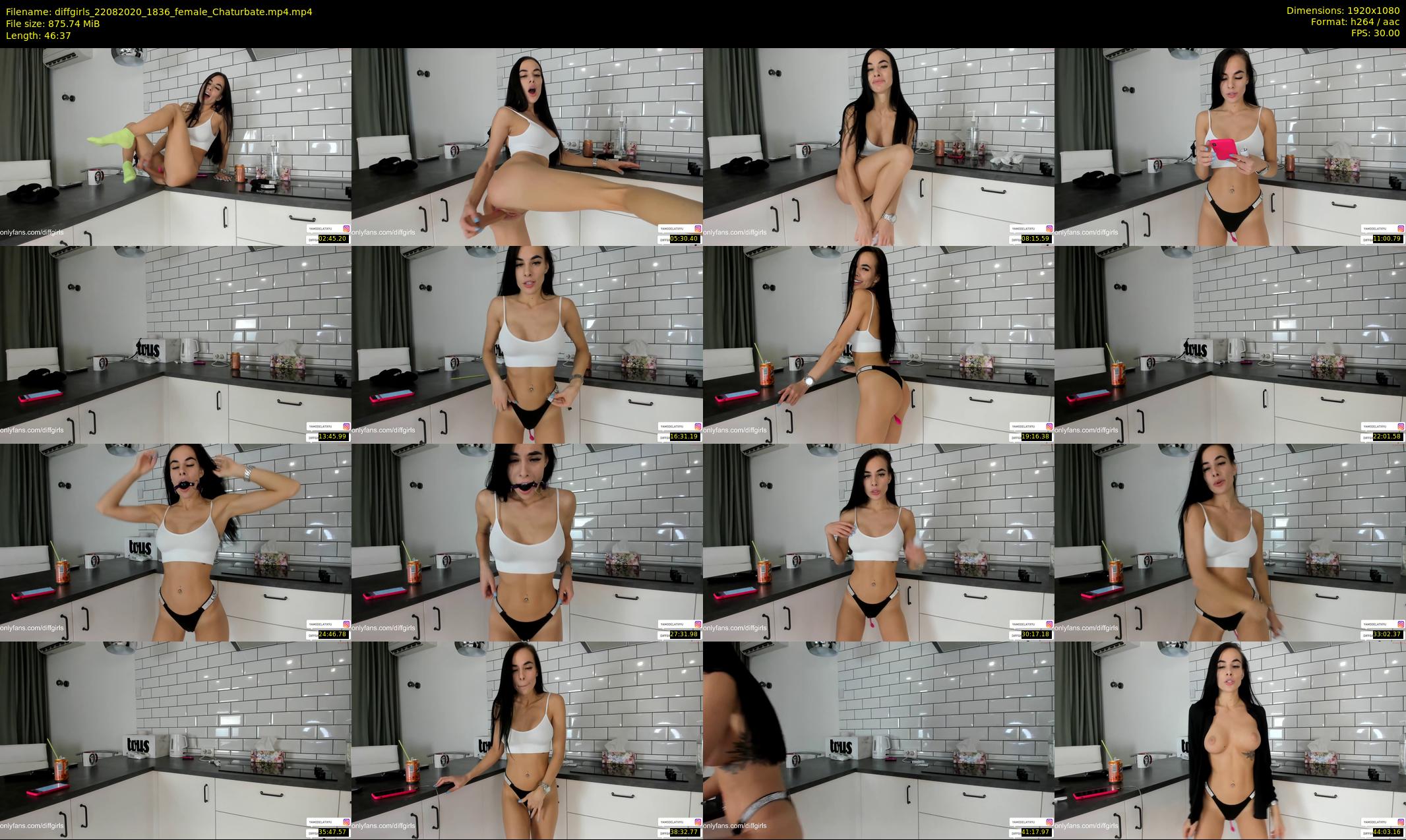 diffgirls — 47 minute Chaturbate female cam show recording, 1080p, Aug 22, 2020