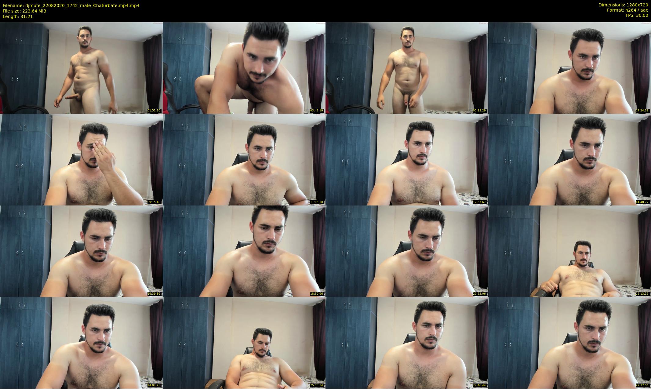 djmute — 32 minute Chaturbate male cam show recording, 720p, Aug 22, 2020