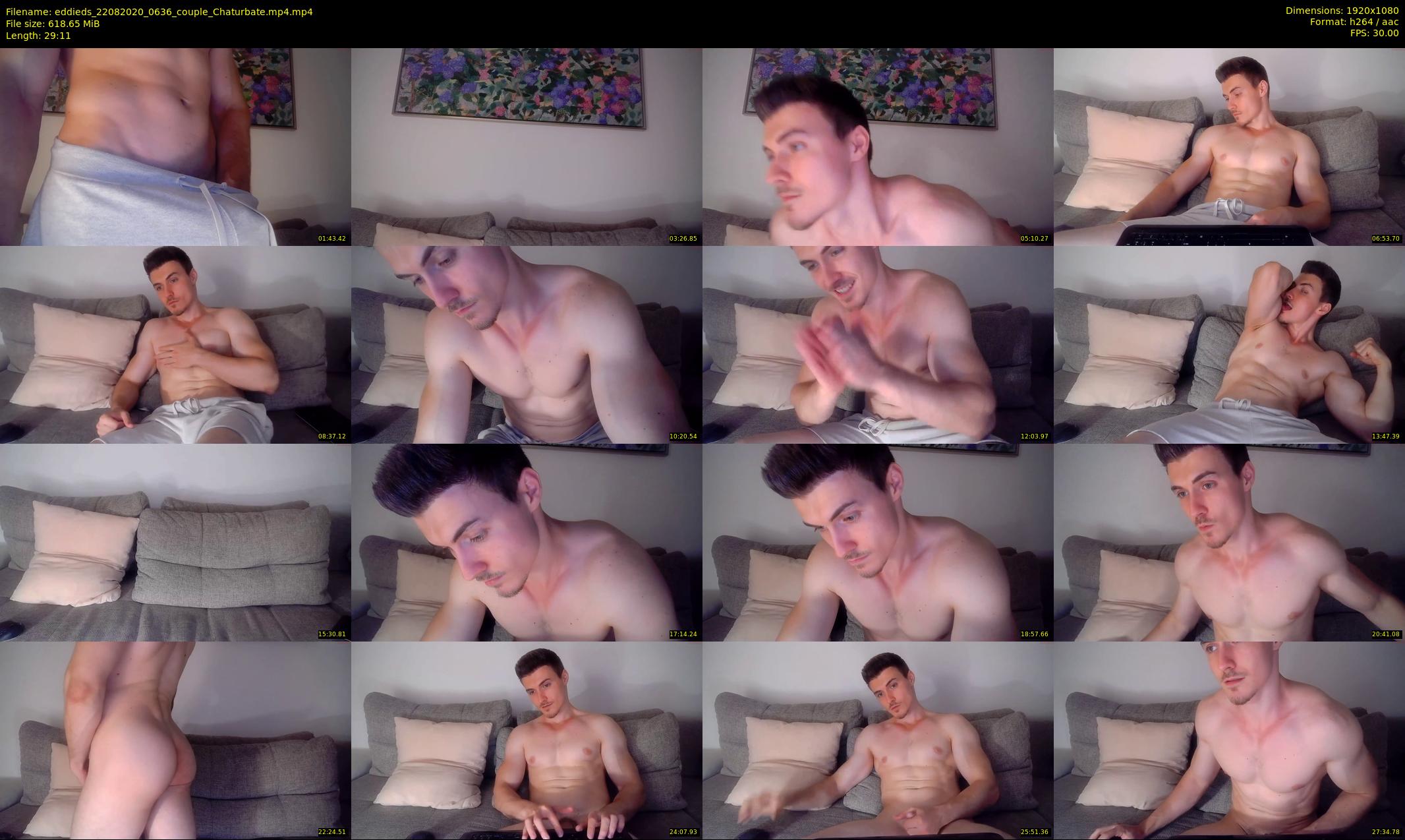 eddieds — 30 minute Chaturbate male cam show recording, 1080p, Aug 22, 2020