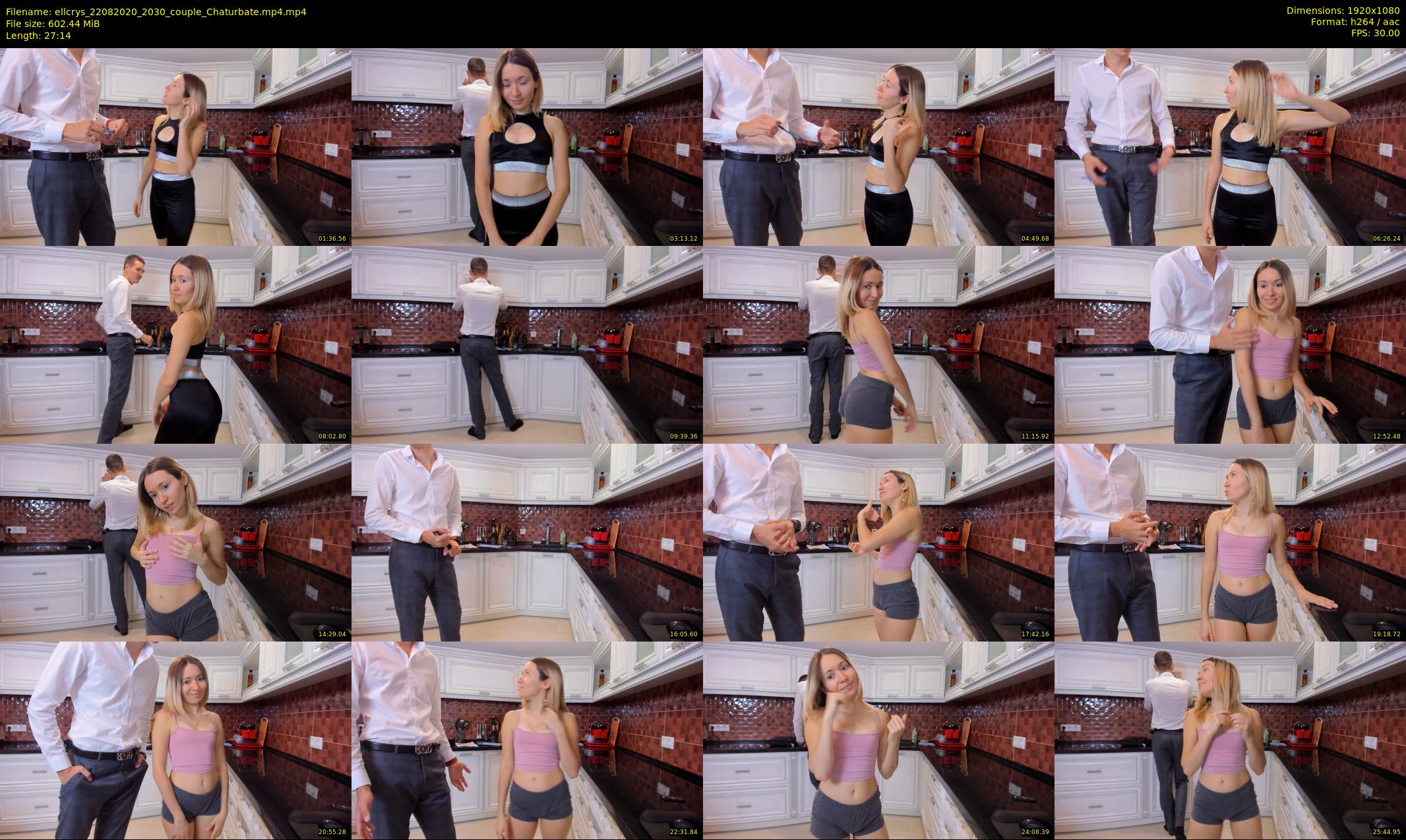 ellcrys — 28 minute Chaturbate couple cam show recording, 1080p, Aug 22, 2020