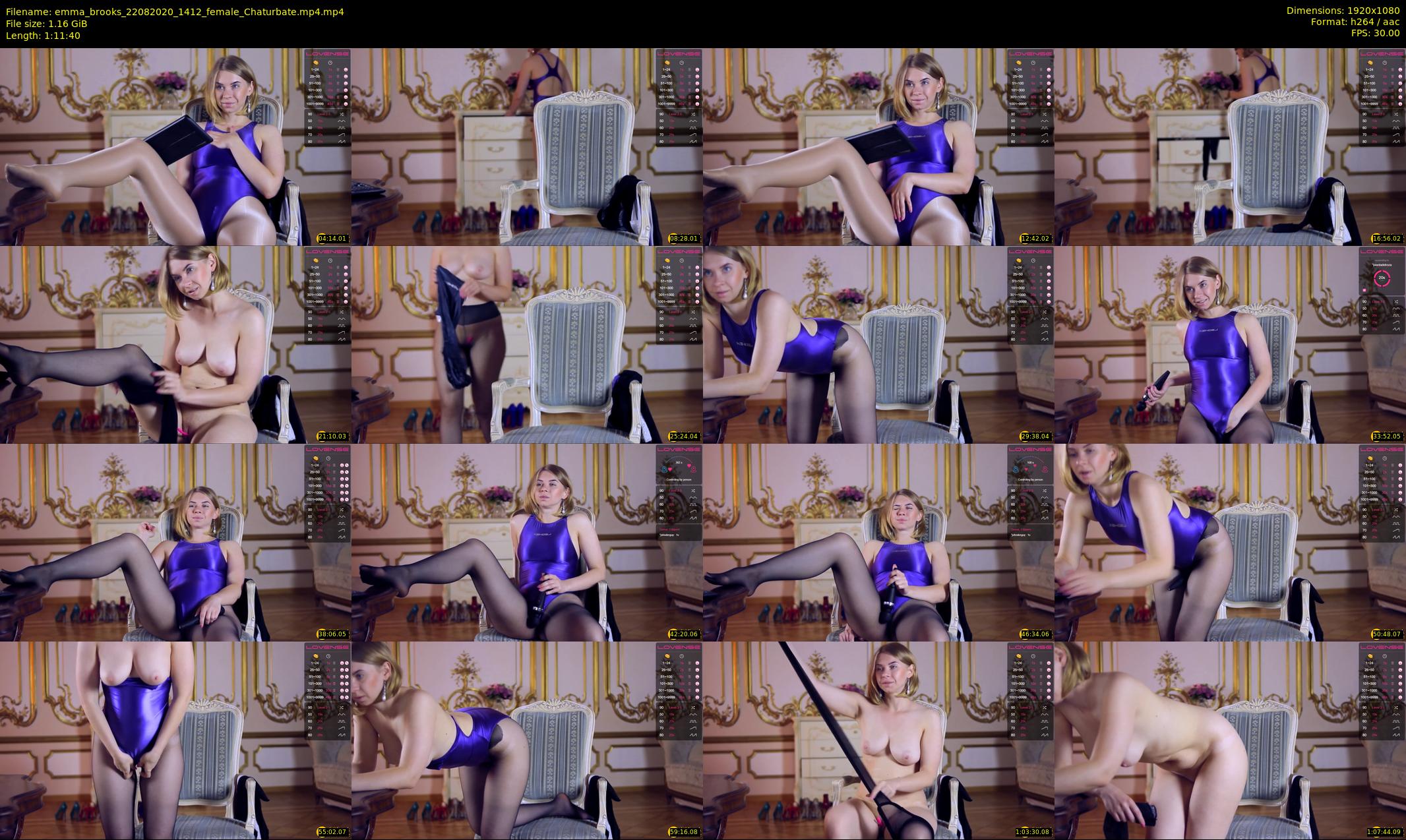emma_brooks — 72 minute Chaturbate female cam show recording, 1080p, Aug 22, 2020