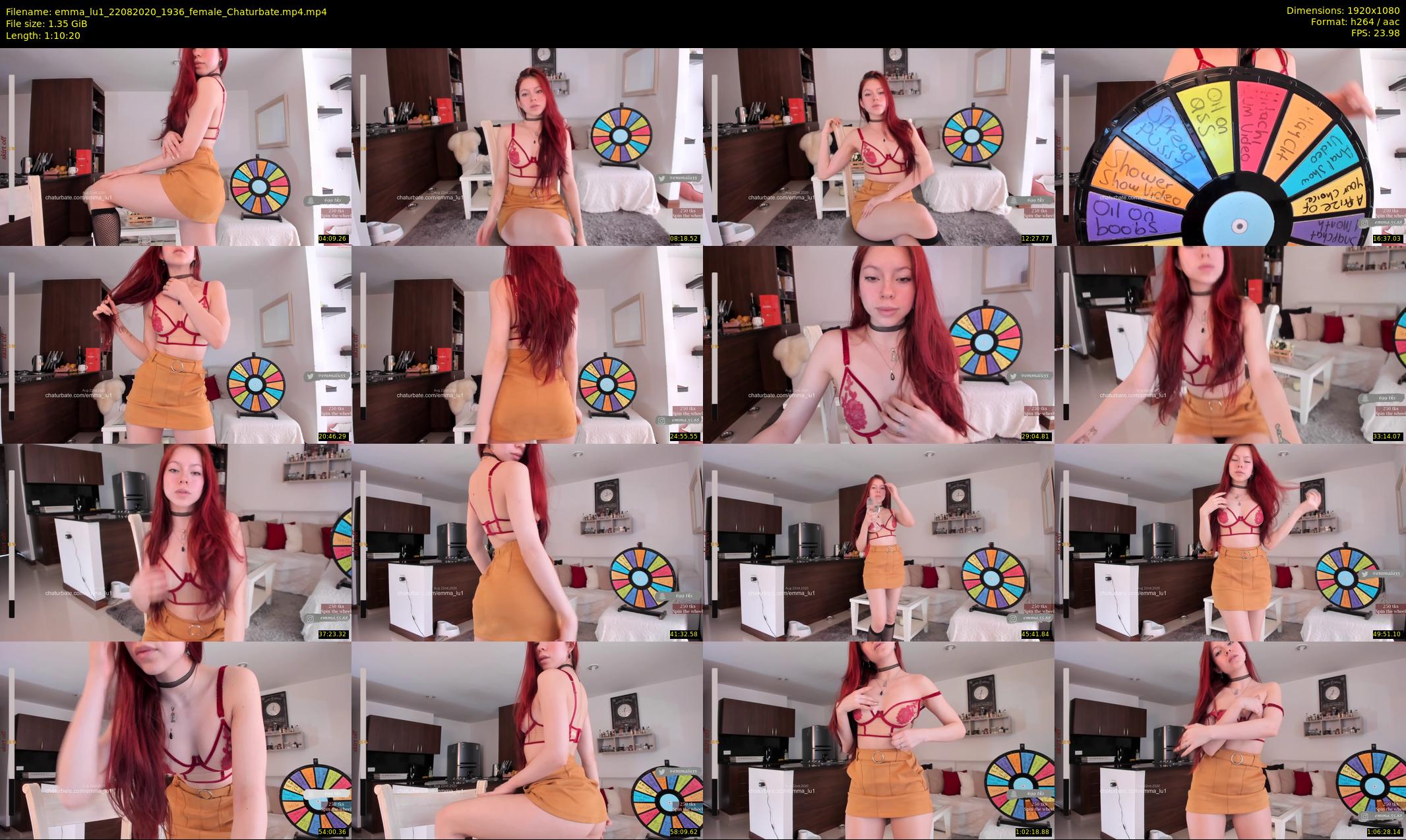emma_lu1 — 71 minute Chaturbate female cam show recording, 1080p, Aug 22, 2020