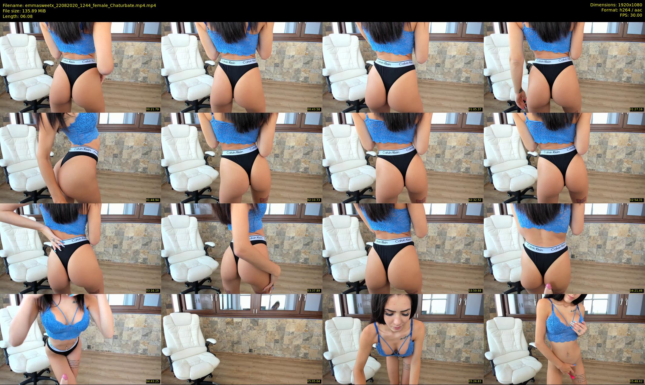 emmasweetx — 7 minute Chaturbate couple cam show recording, 1080p, Aug 22, 2020