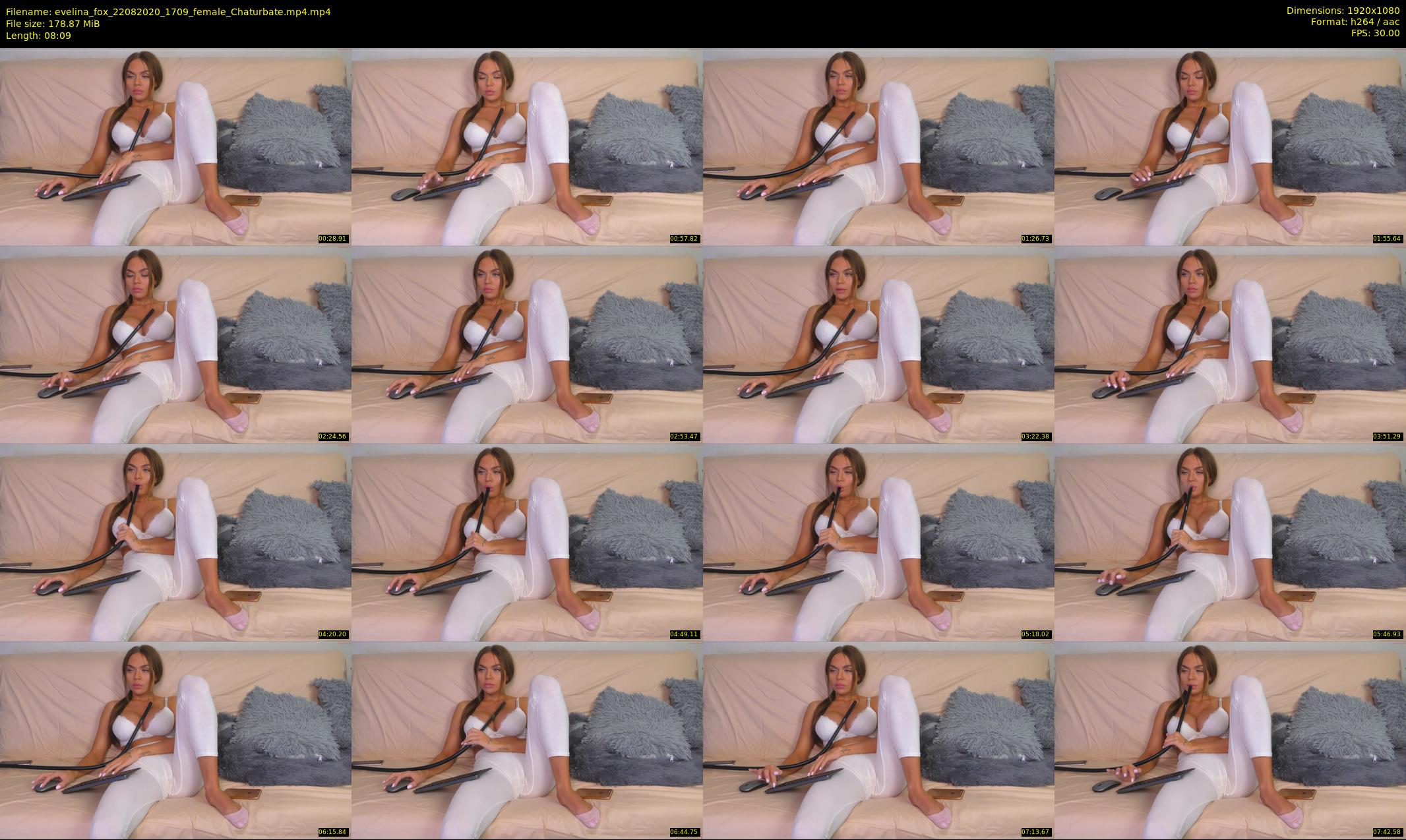 evelina_fox — 9 minute Chaturbate female cam show recording, 1080p, Aug 22, 2020