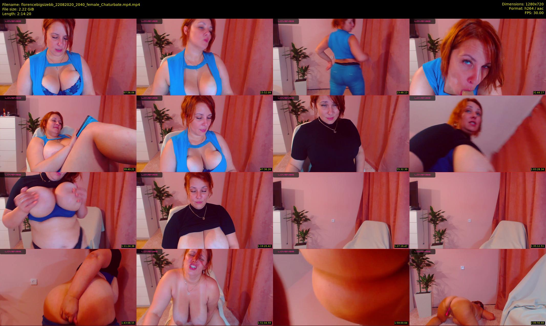 florencebigsizebb — 135 minute Chaturbate female cam show recording, 720p, Aug 22, 2020
