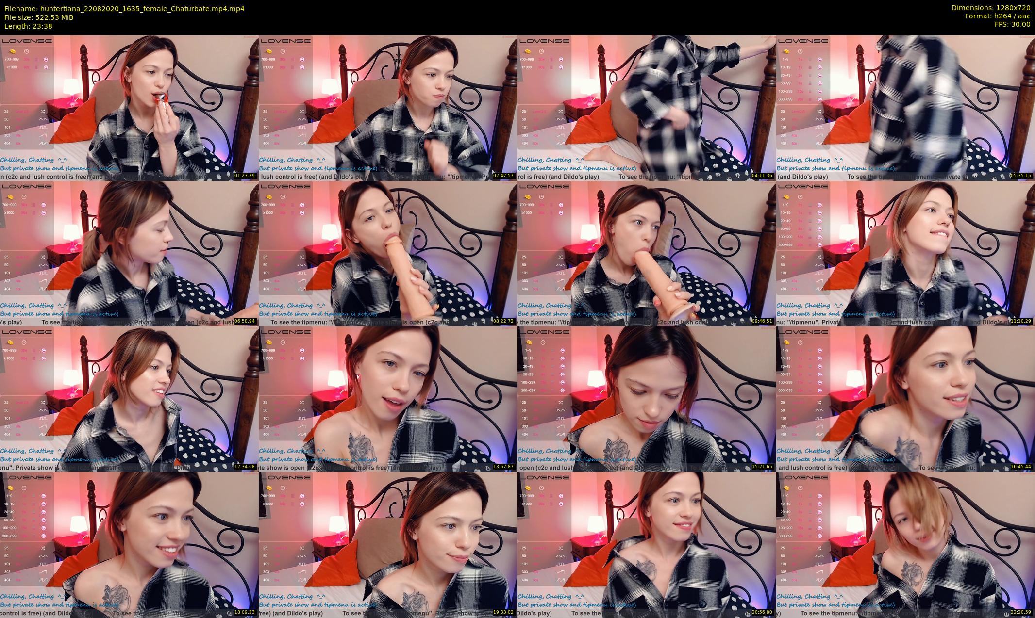 huntertiana — 24 minute Chaturbate female cam show recording, 720p, Aug 22, 2020