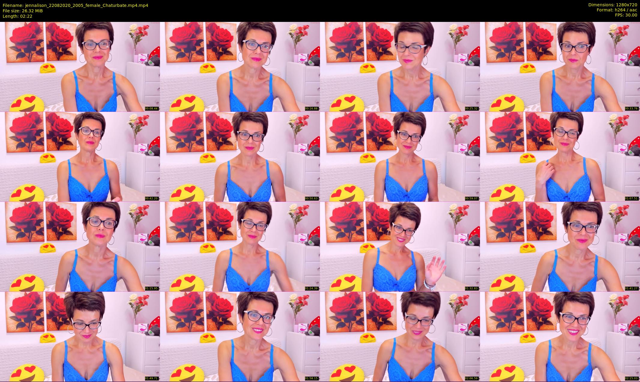 jennalison — 3 minute Chaturbate female cam show recording, 720p, Aug 22, 2020