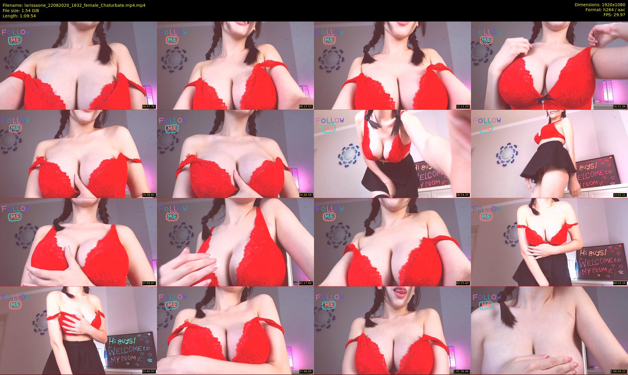 larissaone — 70 minute Chaturbate female cam show recording, 1080p, Aug 22, 2020