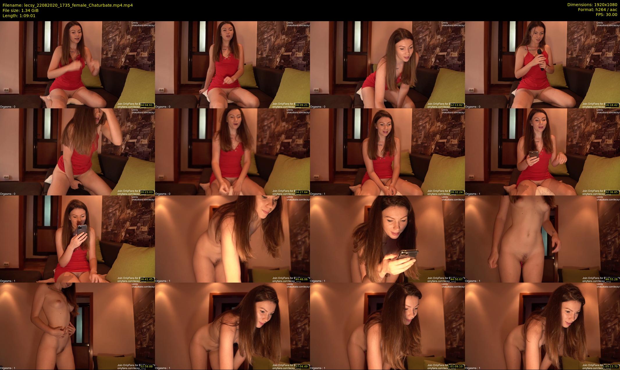 lecsy — 70 minute Chaturbate female cam show recording, 1080p, Aug 22, 2020