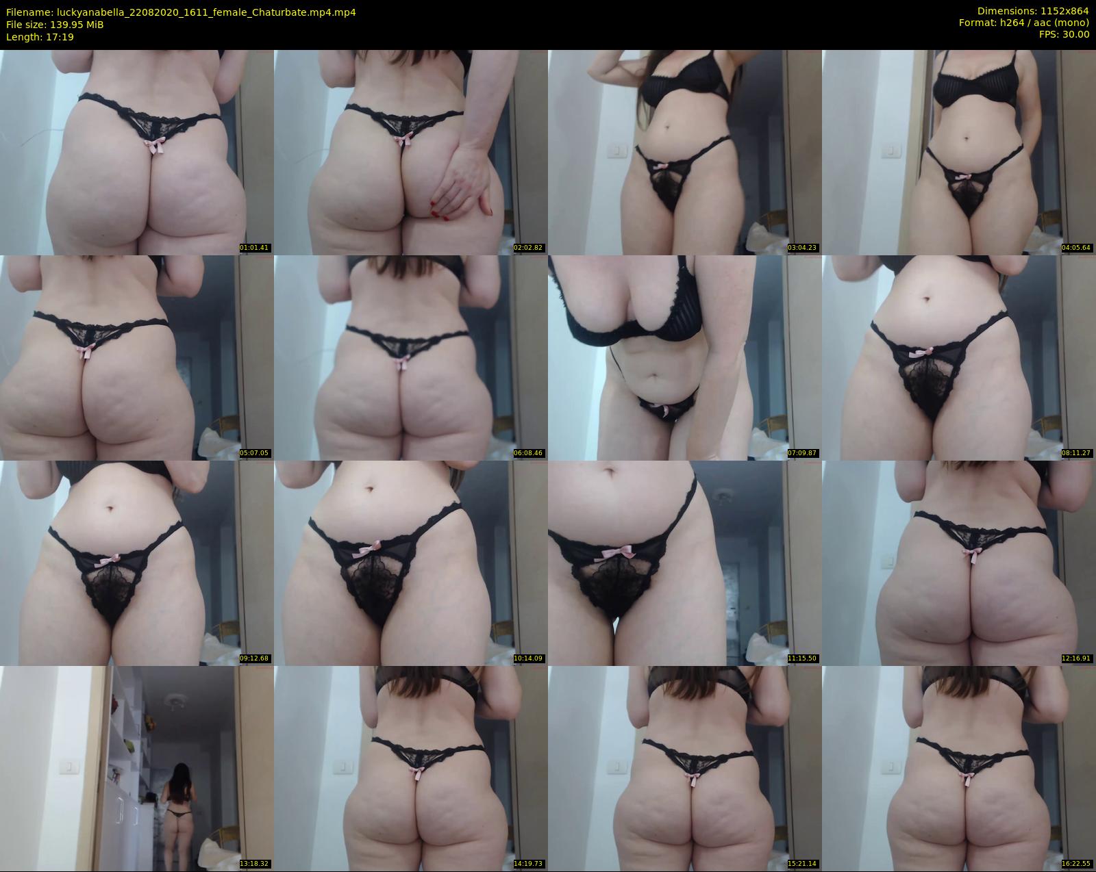 luckyanabella — 18 minute Chaturbate female cam show recording, 720p, Aug 22, 2020