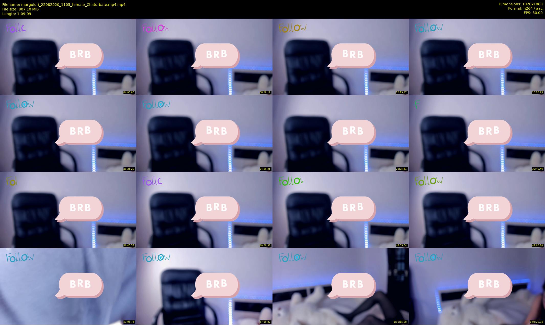 margolori — 70 minute Chaturbate couple cam show recording, 1080p, Aug 22, 2020