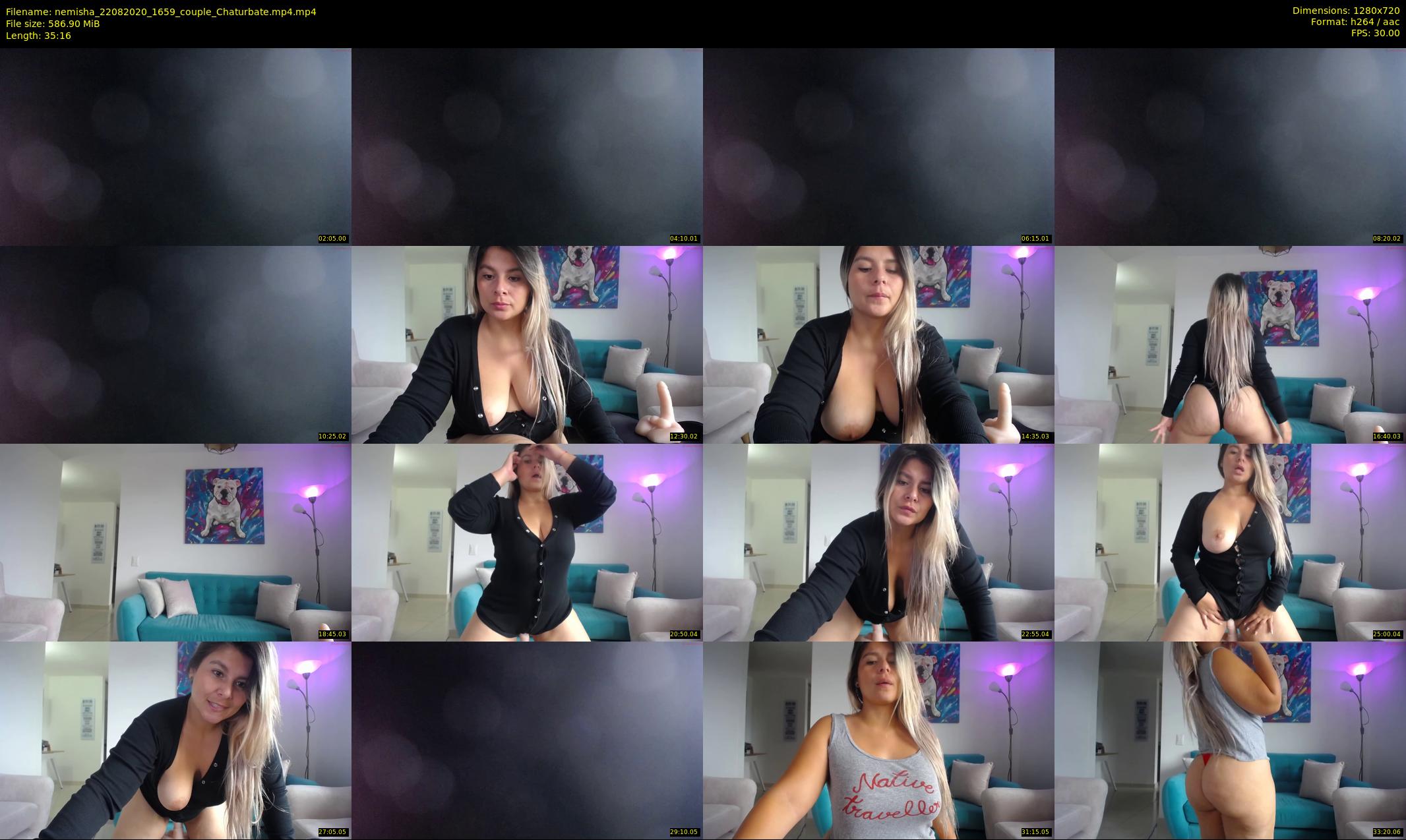 nemisha — 36 minute Chaturbate female cam show recording, 720p, Aug 22, 2020