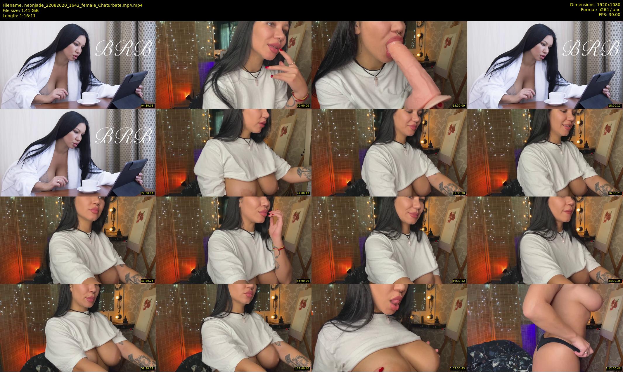 neonjade — 77 minute Chaturbate female cam show recording, 1080p, Aug 22, 2020