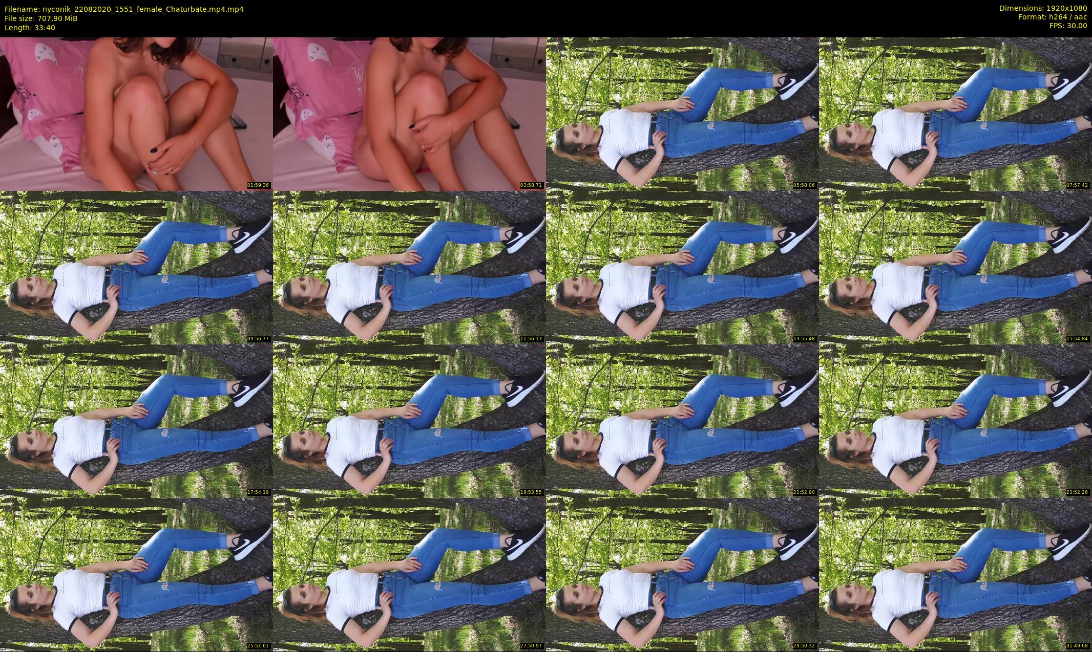 nyconik — 34 minute Chaturbate female cam show recording, 1080p, Aug 22, 2020