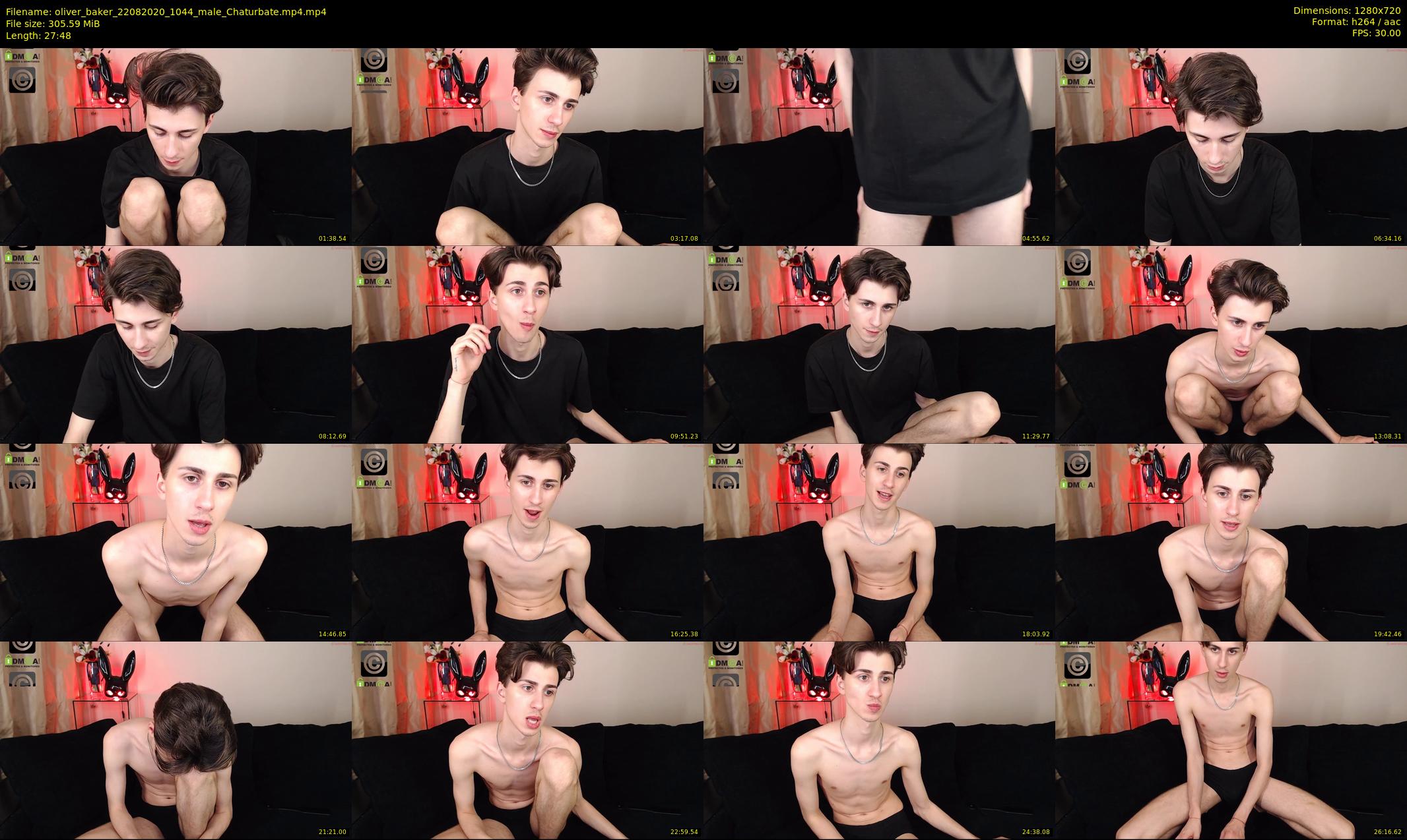 oliver_baker — 28 minute Chaturbate male cam show recording, 720p, Aug 22, 2020