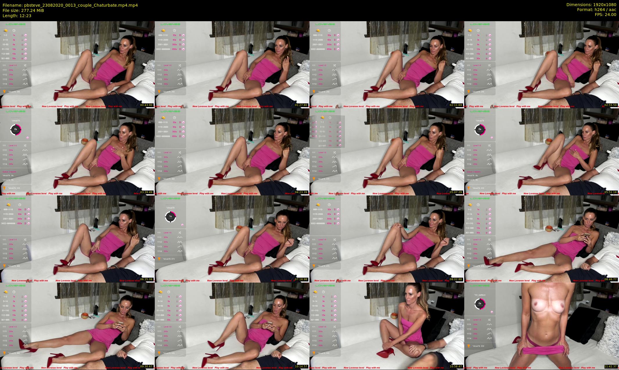 pbsteve — 13 minute Chaturbate couple cam show recording, 1080p, Aug 23, 2020