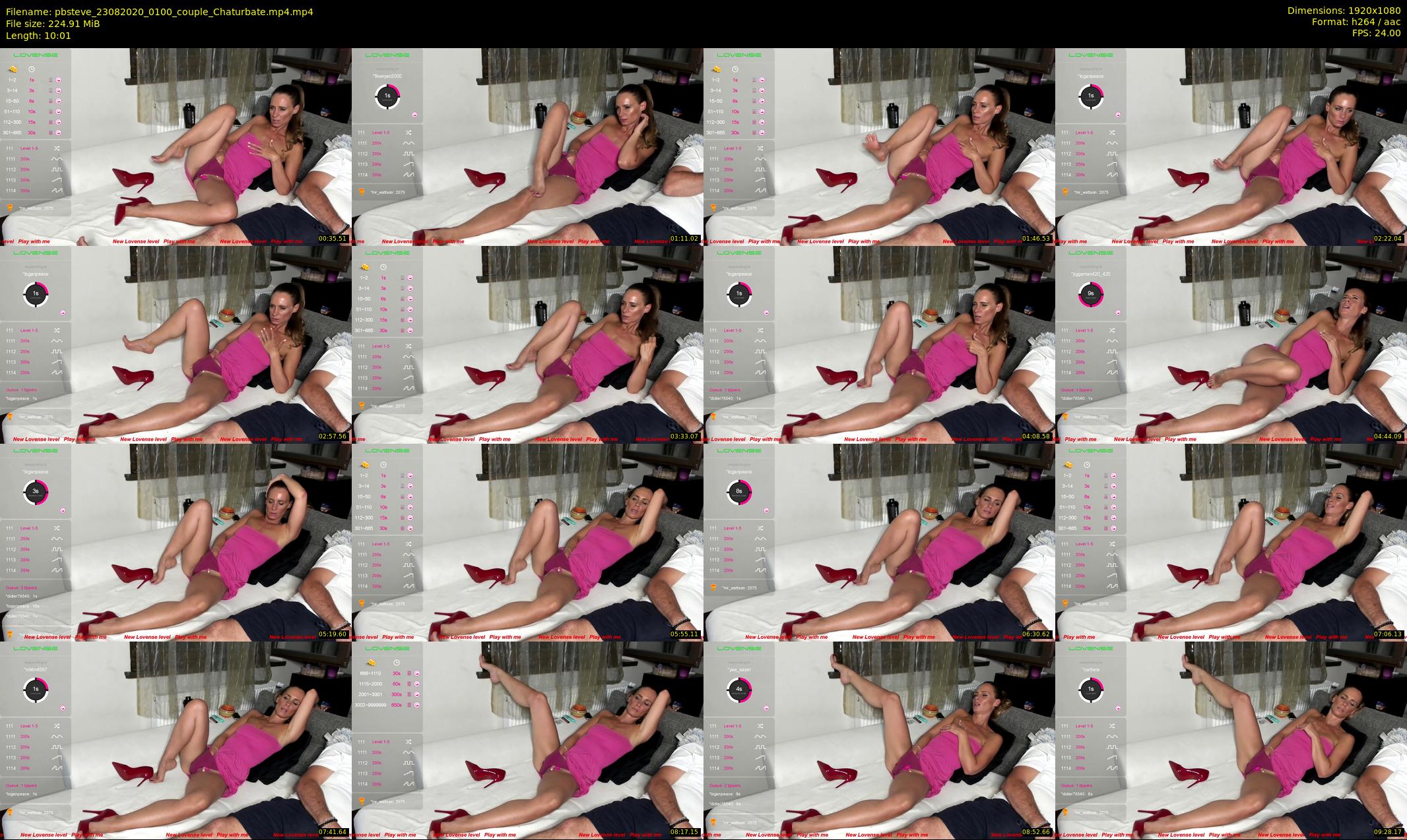 pbsteve — 11 minute Chaturbate couple cam show recording, 1080p, Aug 23, 2020