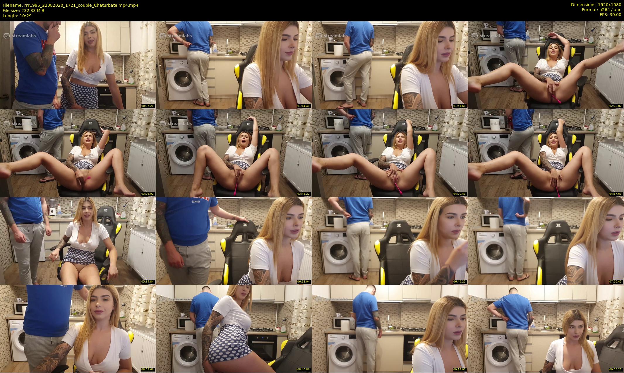 rrr1995 — 11 minute Chaturbate couple cam show recording, 1080p, Aug 22, 2020