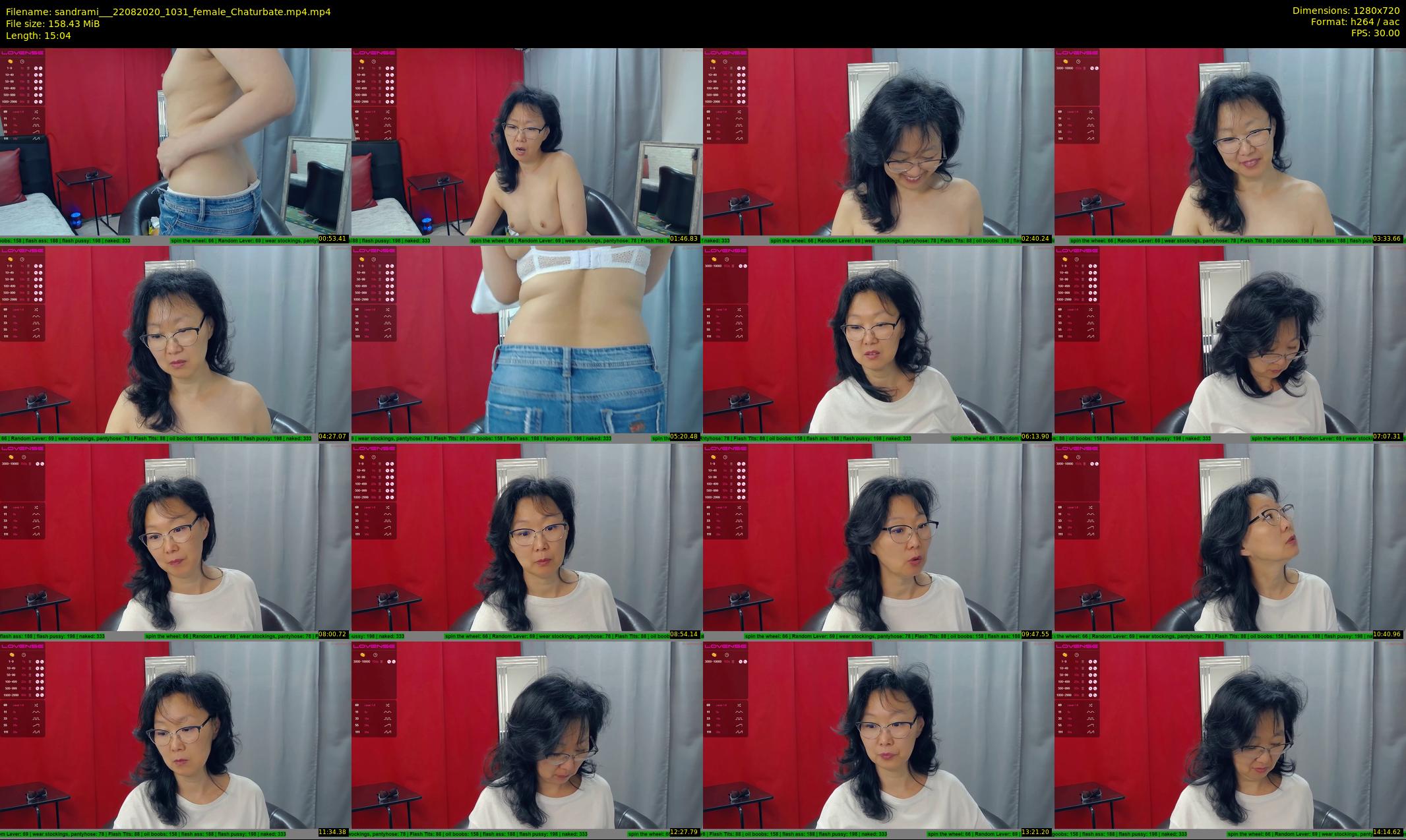 sandrami__ — 16 minute Chaturbate female cam show recording, 720p, Aug 22, 2020