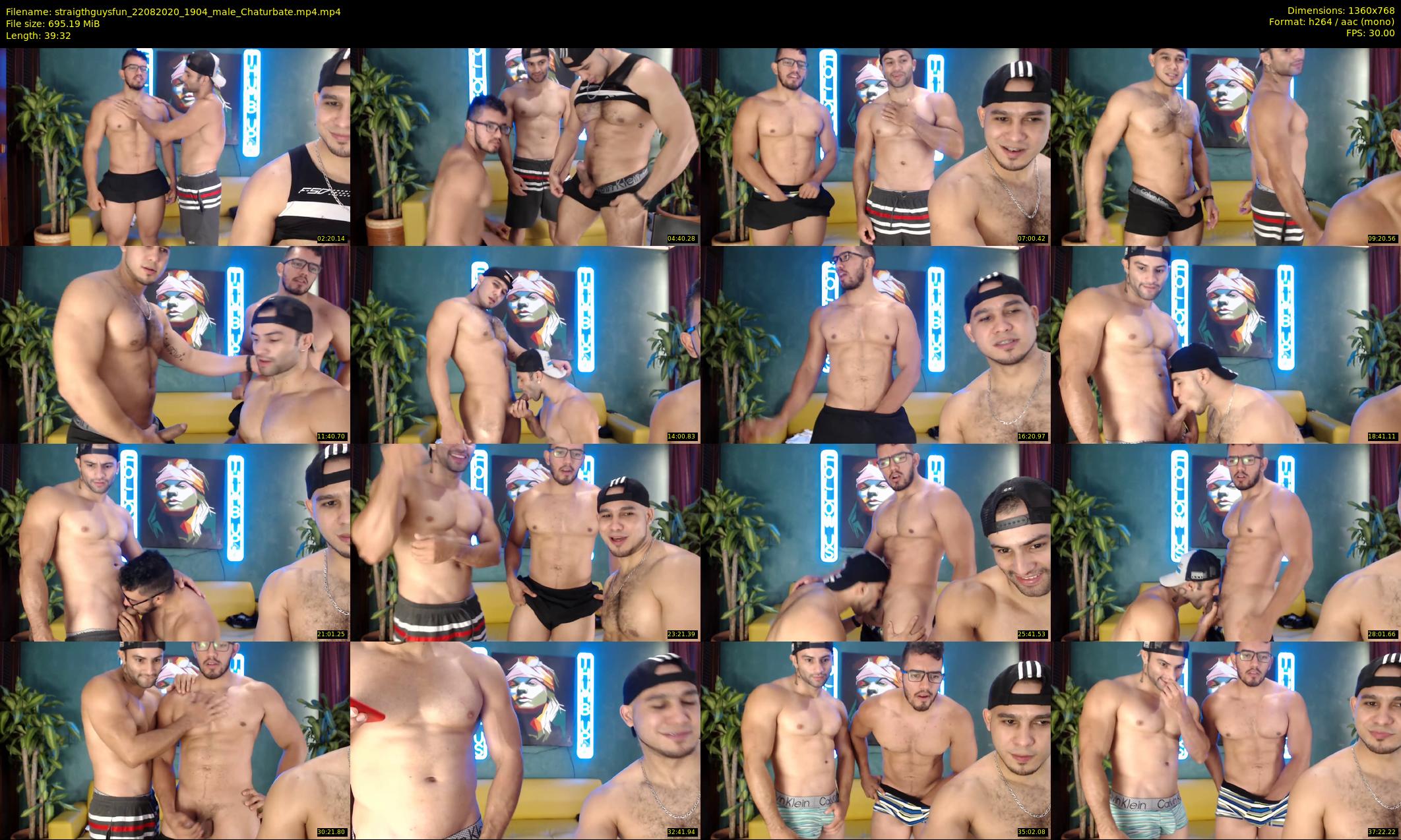 straigthguysfun — 40 minute Chaturbate male cam show recording, 720p, Aug 22, 2020
