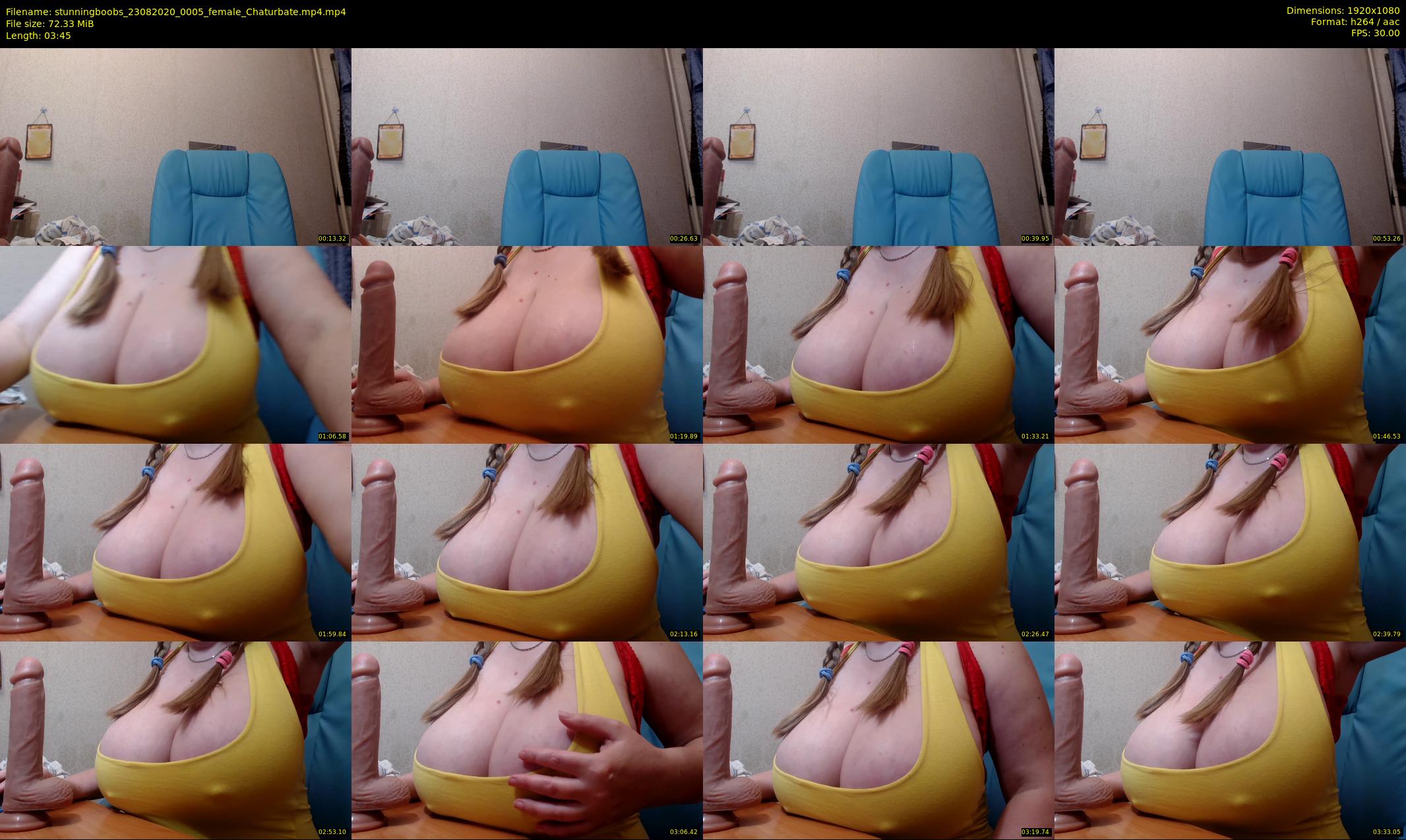 stunningboobs — 4 minute Chaturbate female cam show recording, 1080p, Aug 23, 2020
