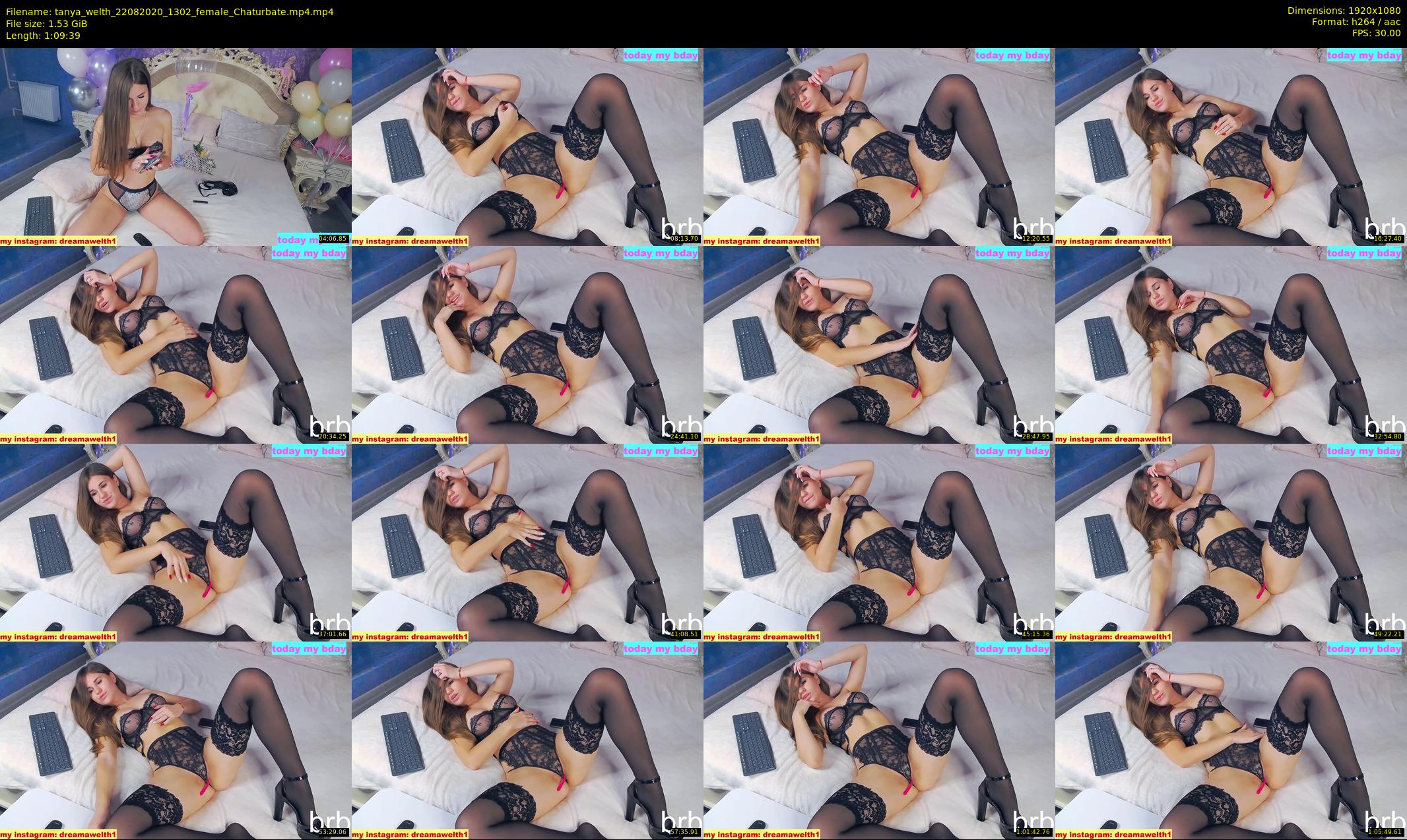 tanya_welth — 70 minute Chaturbate female cam show recording, 1080p, Aug 22, 2020