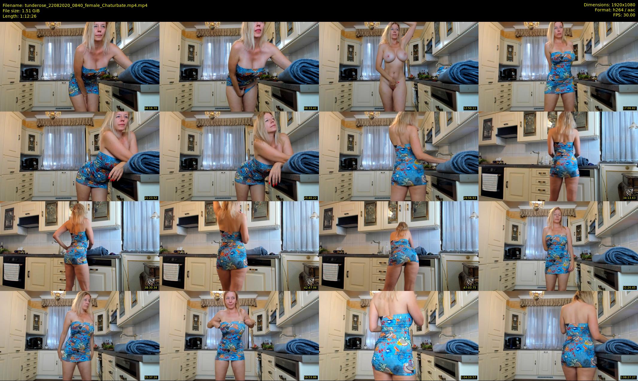 tunderose — 73 minute Chaturbate female cam show recording, 1080p, Aug 22, 2020