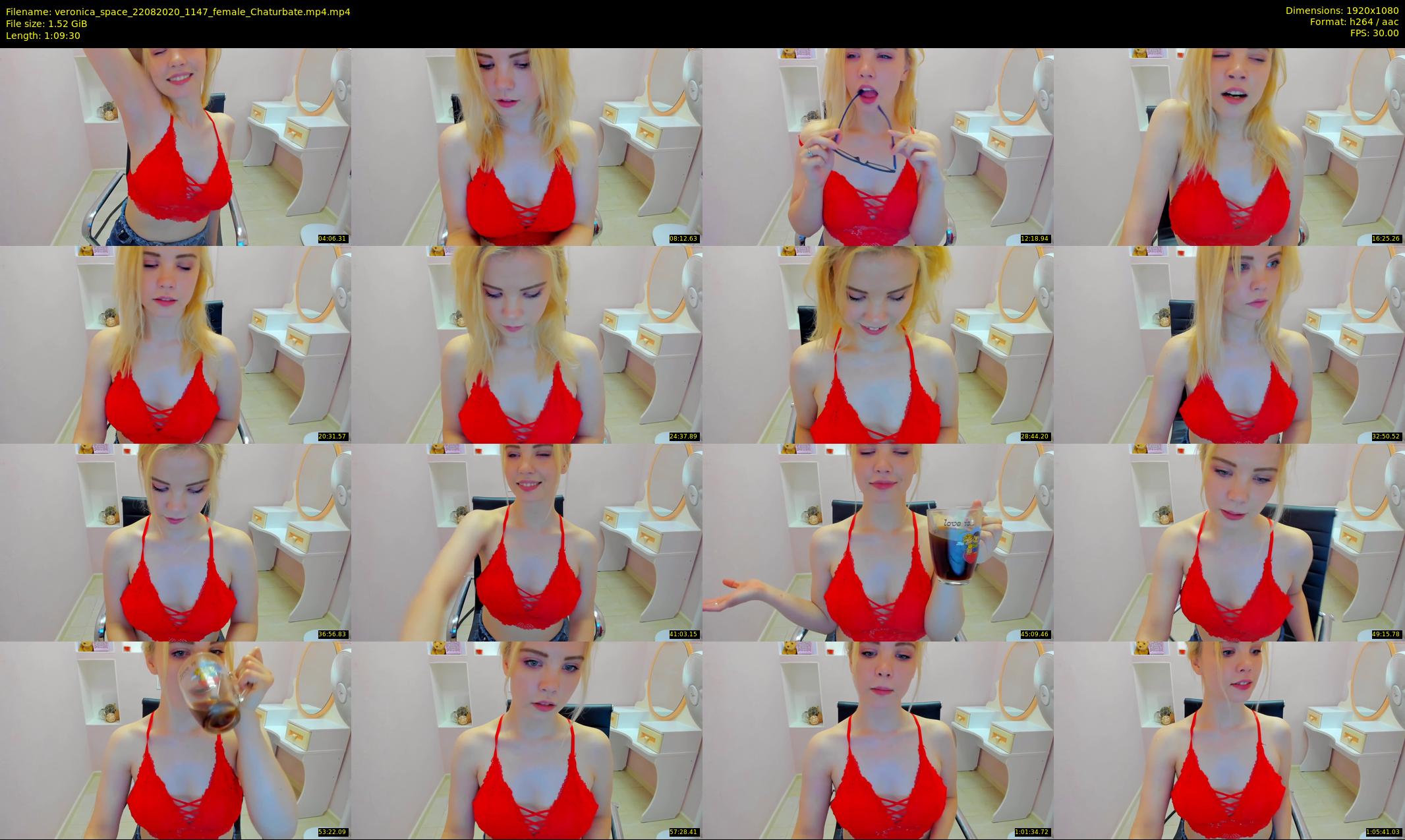veronica_space — 70 minute Chaturbate female cam show recording, 1080p, Aug 22, 2020