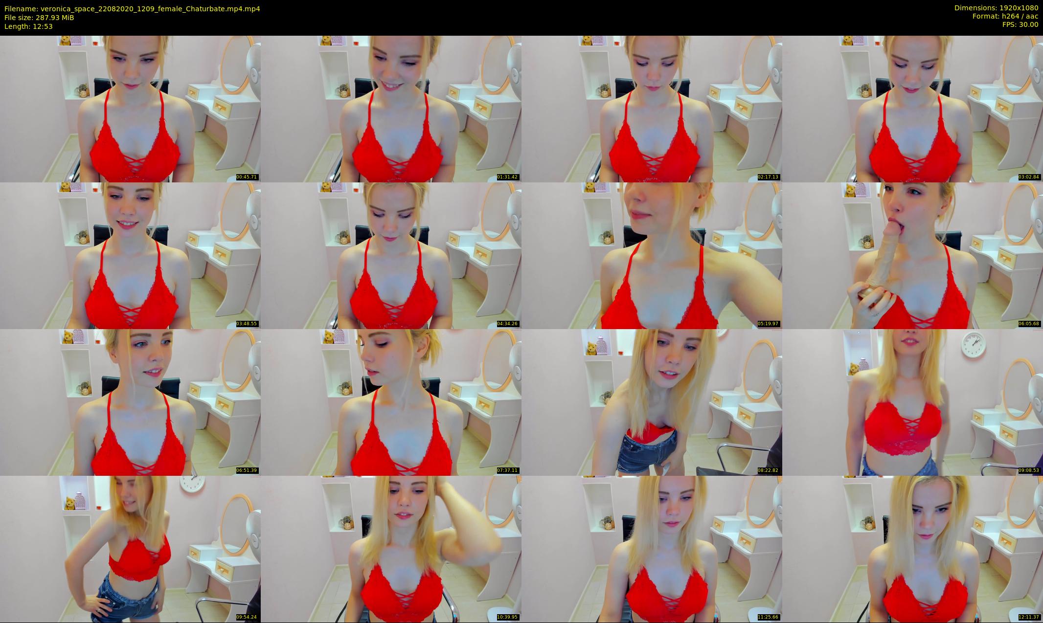 veronica_space — 13 minute Chaturbate female cam show recording, 1080p, Aug 22, 2020