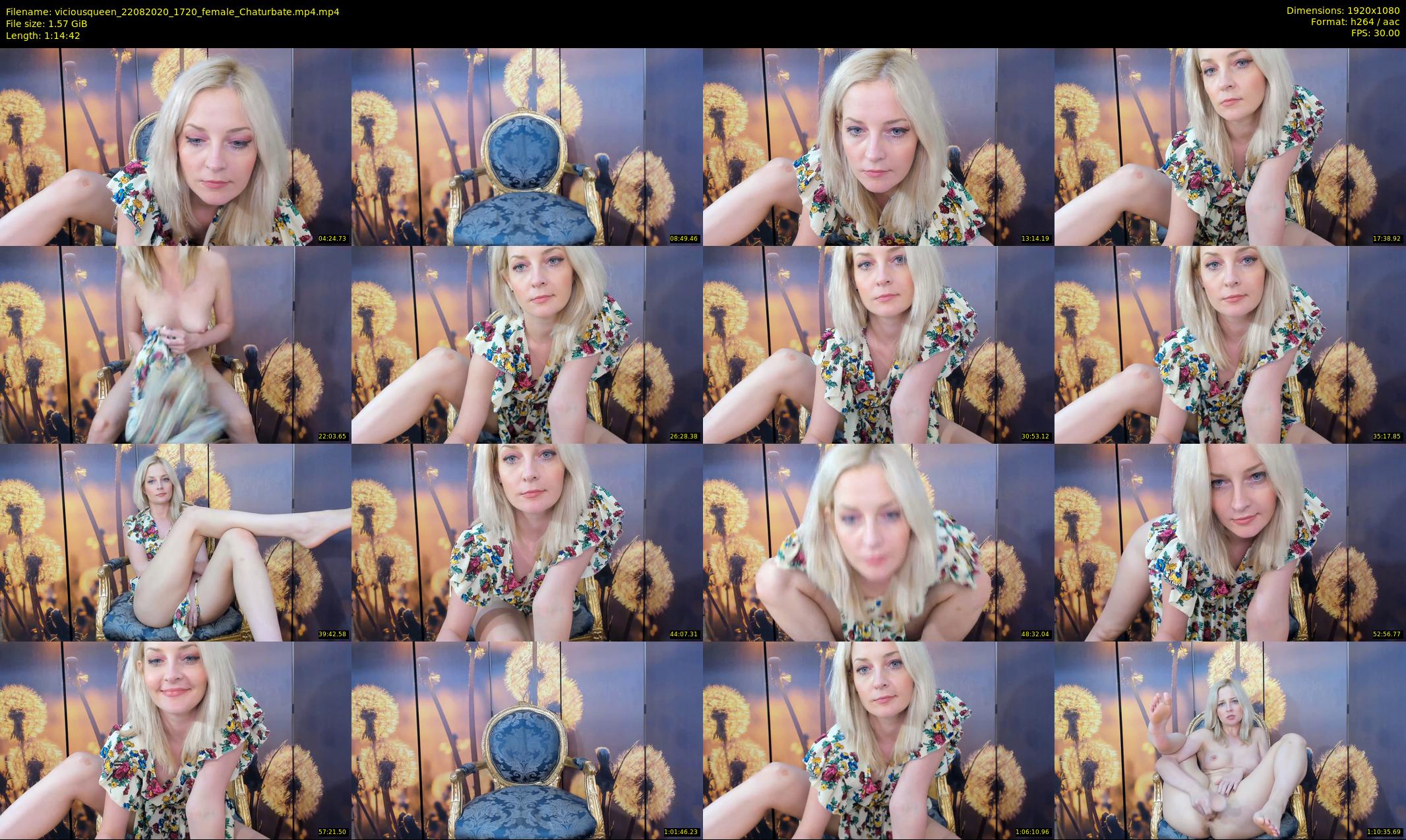 viciousqueen — 75 minute Chaturbate female cam show recording, 1080p, Aug 22, 2020