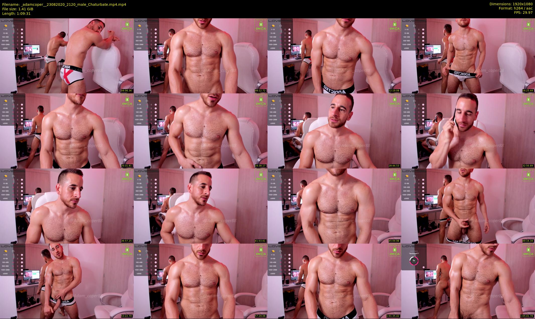 _adamcoper_ — 70 minute Chaturbate male cam show recording, 1080p, Aug 23, 2020