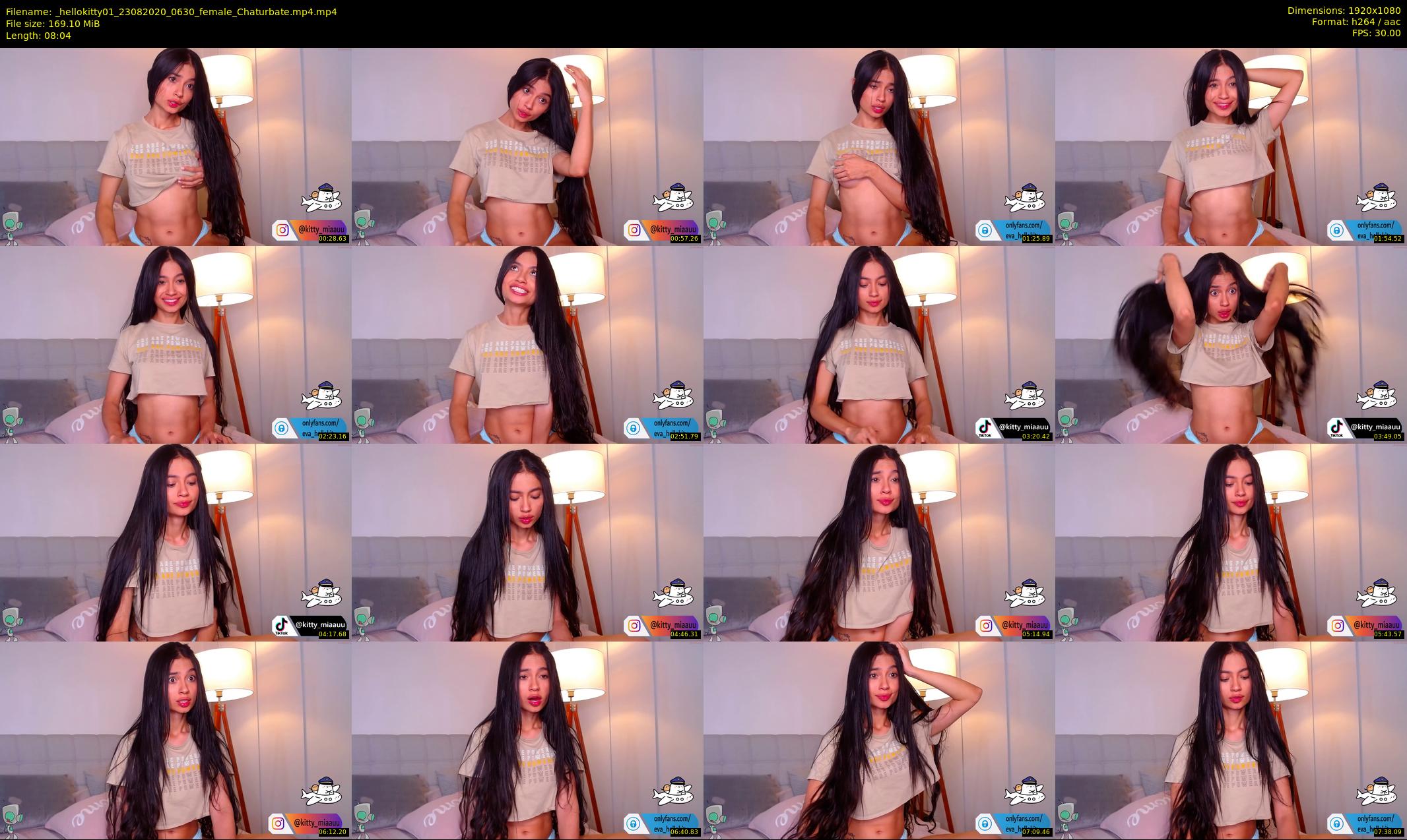 _hellokitty01 — 9 minute Chaturbate female cam show recording, 1080p, Aug 23, 2020
