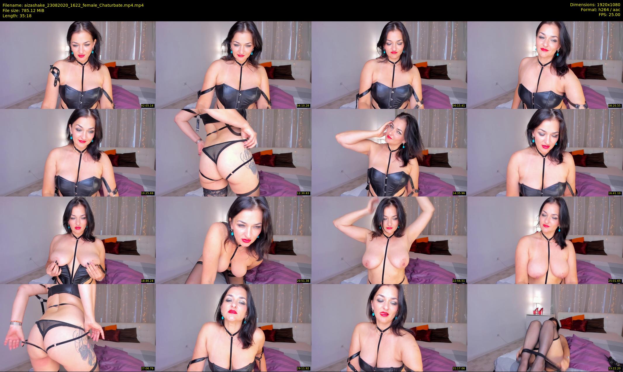 aizashake — 36 minute Chaturbate female cam show recording, 1080p, Aug 23, 2020