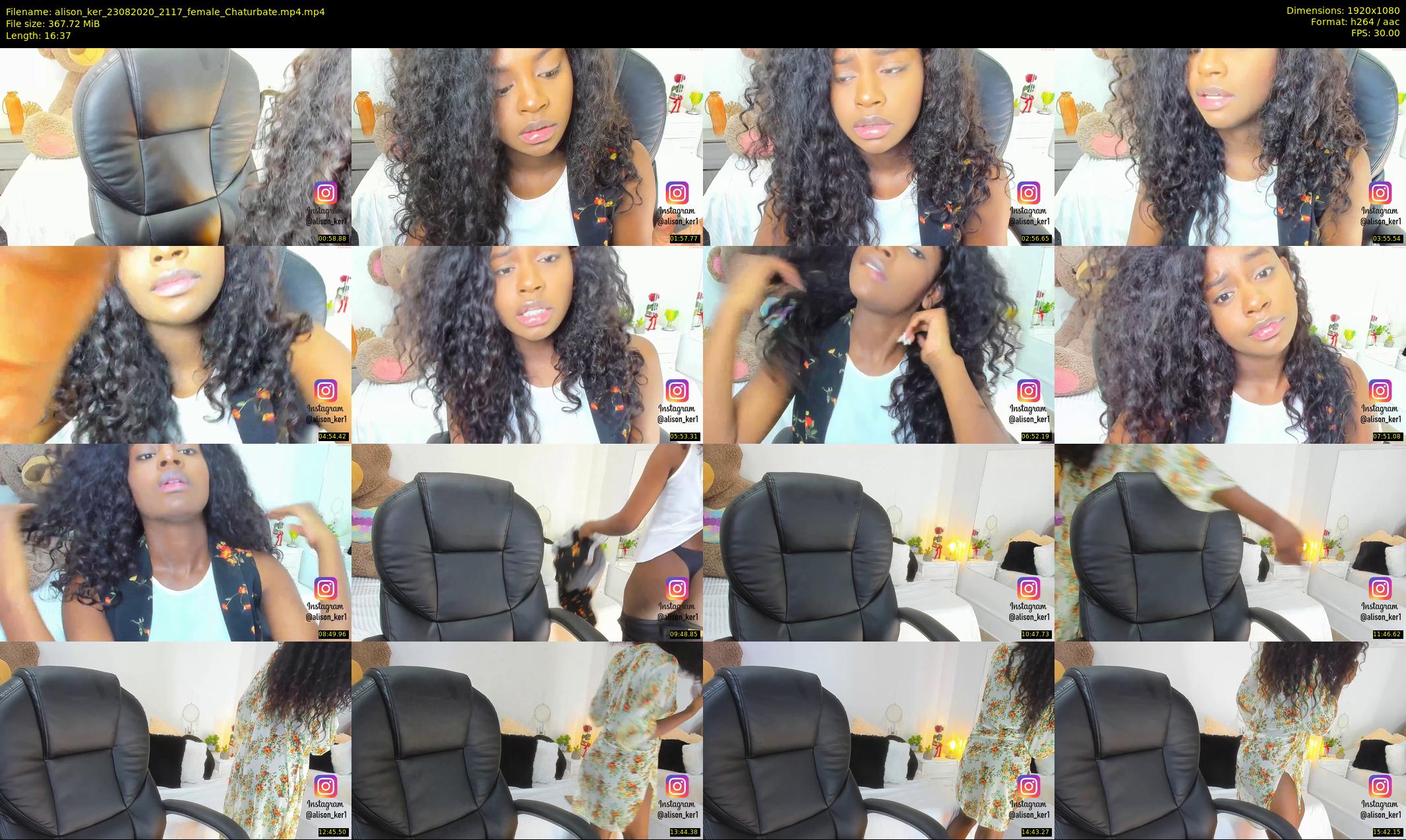 alison_ker — 17 minute Chaturbate female cam show recording, 1080p, Aug 23, 2020