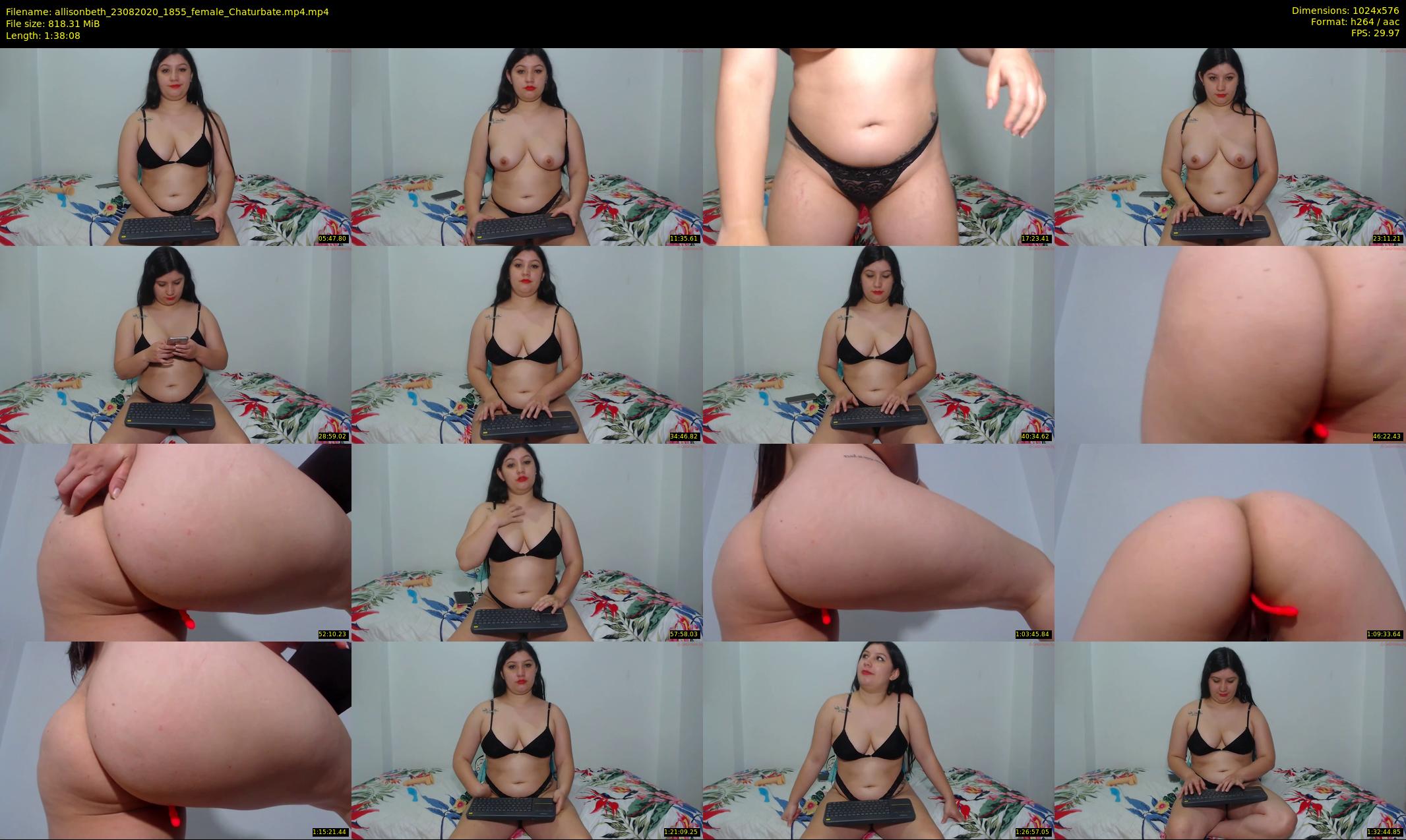 allisonbeth — 99 minute Chaturbate female cam show recording, 480p, Aug 23, 2020